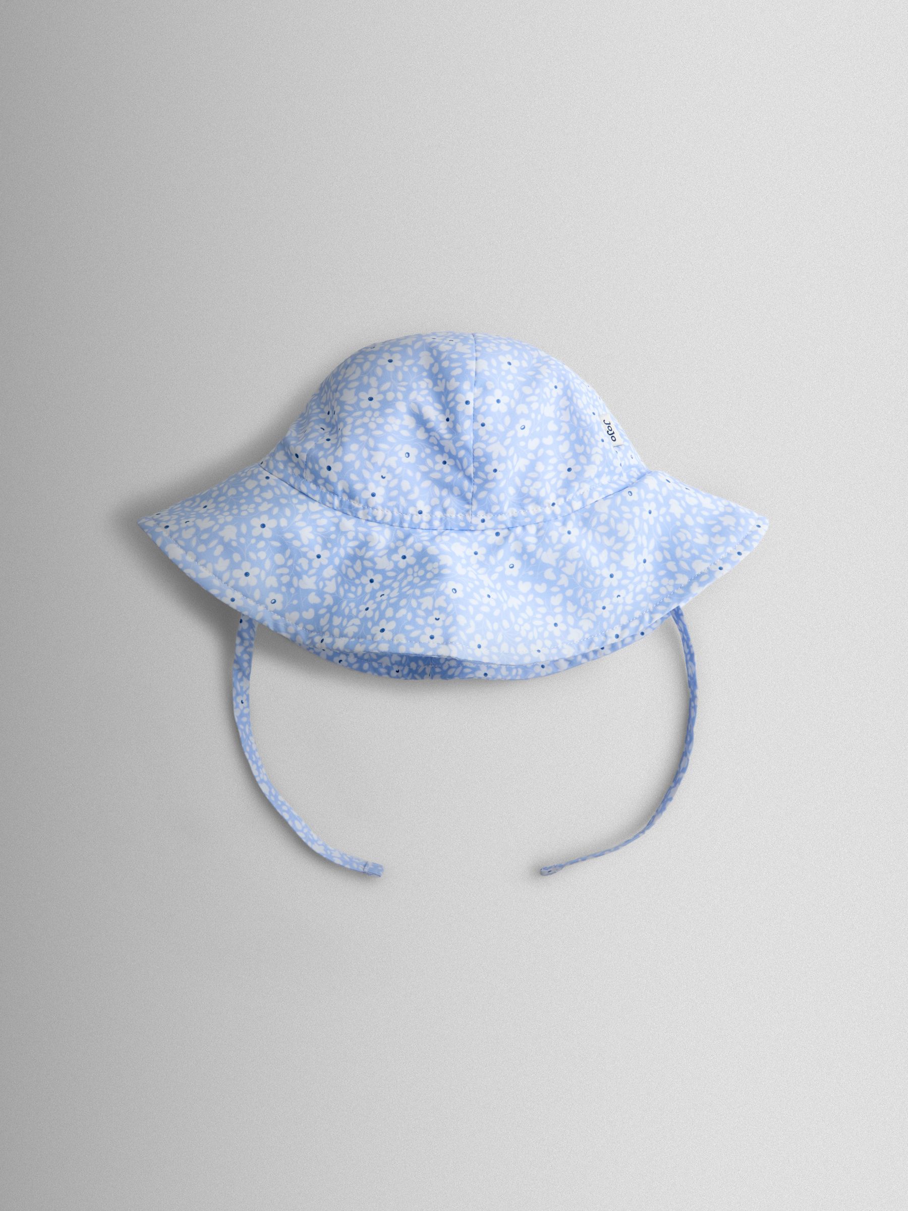 Blue Ditsy Floppy Swim Hat - Image 2 of 5 Blue Ditsy Floppy Swim Hat - Image 2 of 5