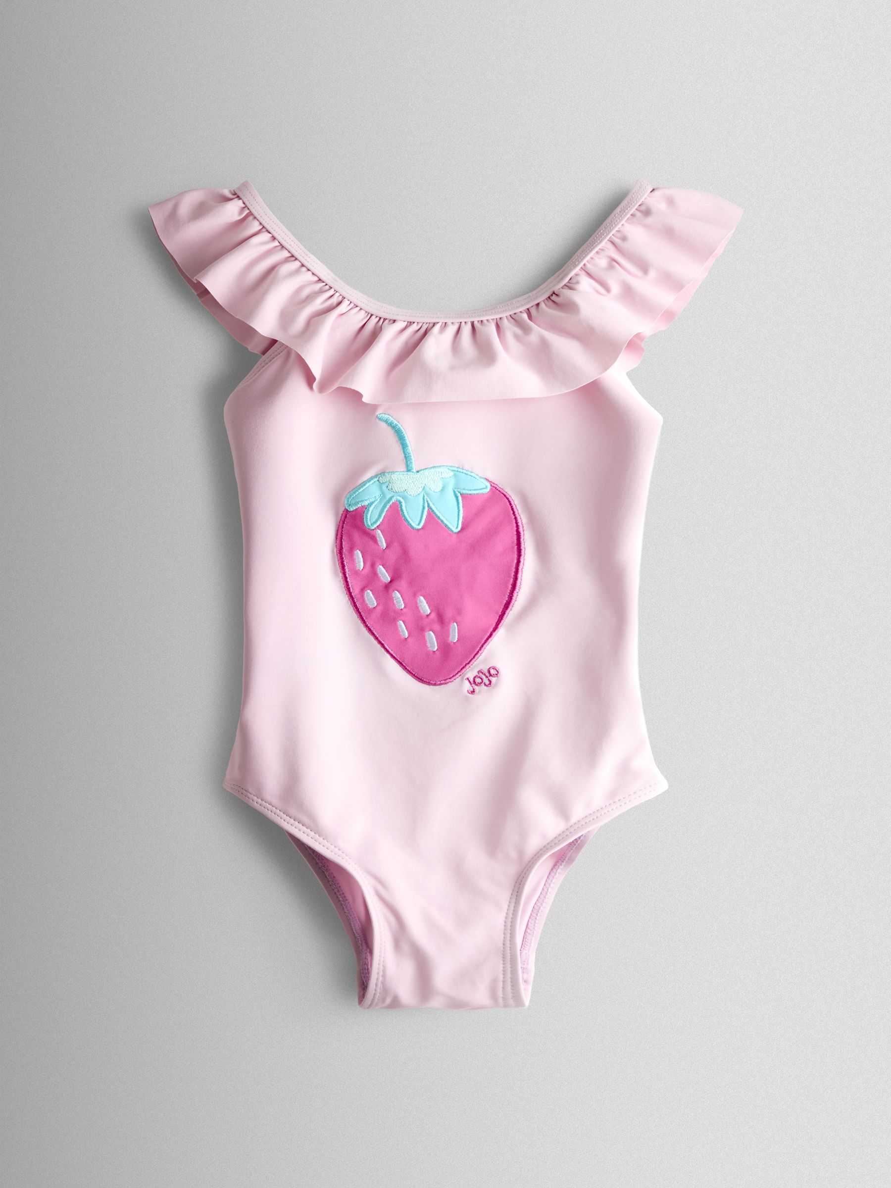 Pink 2 Pack Strawberry Stripe Swimsuit - Image 3 of 8