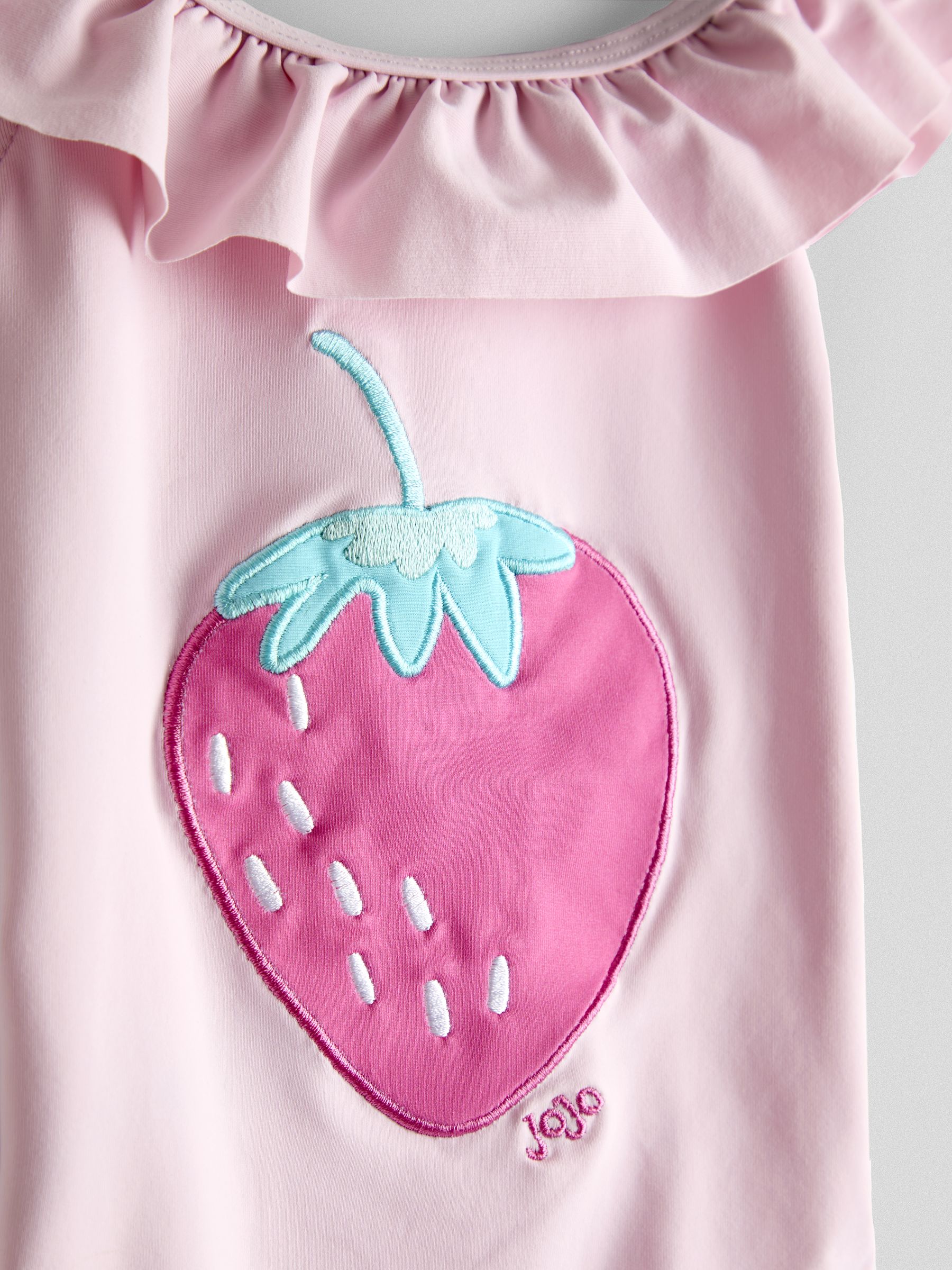 Pink 2 Pack Strawberry Stripe Swimsuit - Image 7 of 8