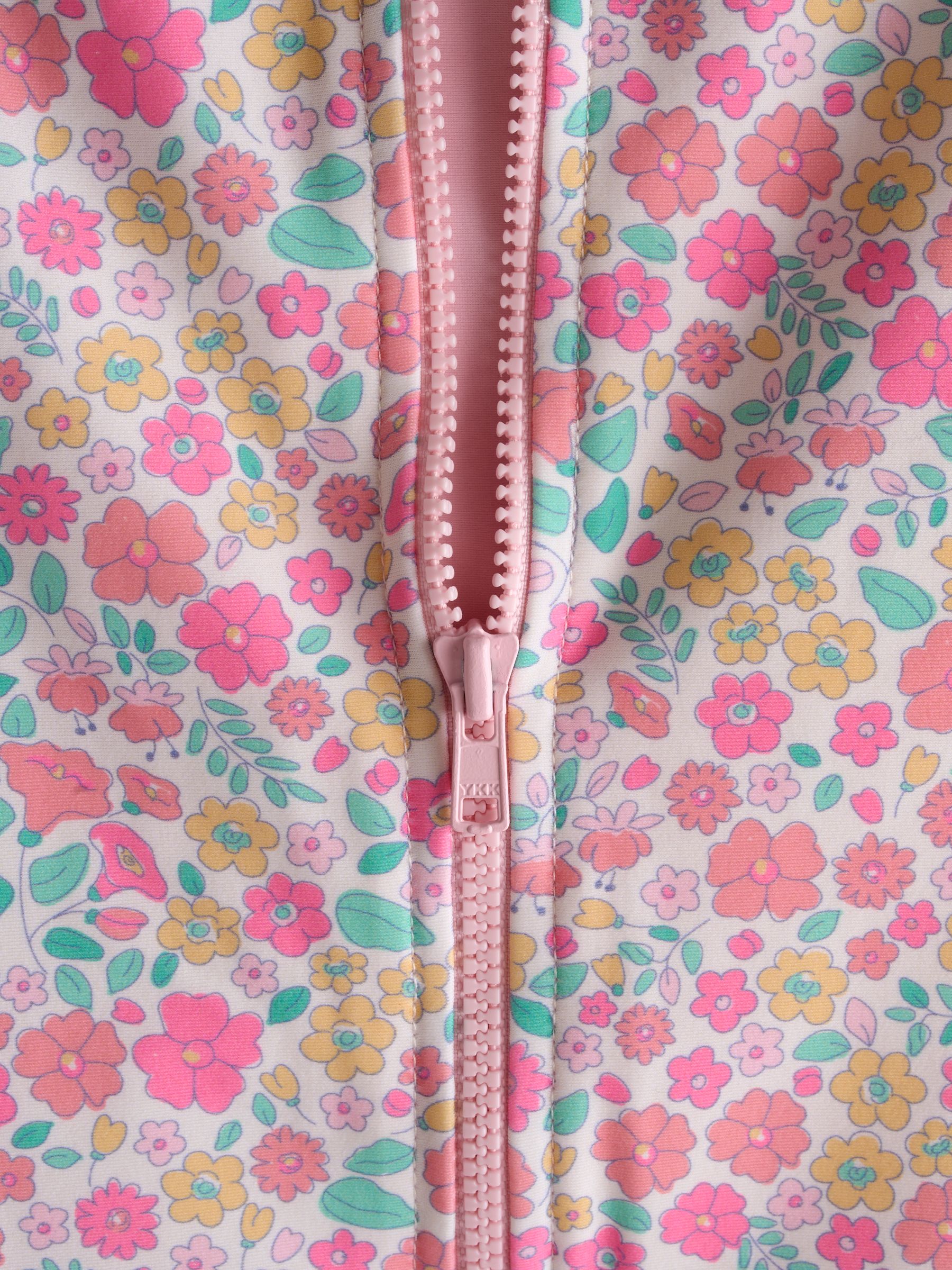 Pink Ditsy Floral Print All In One Sun Suit - Image 5 of 5 Pink Ditsy Floral Print All In One Sun Suit - Image 5 of 5