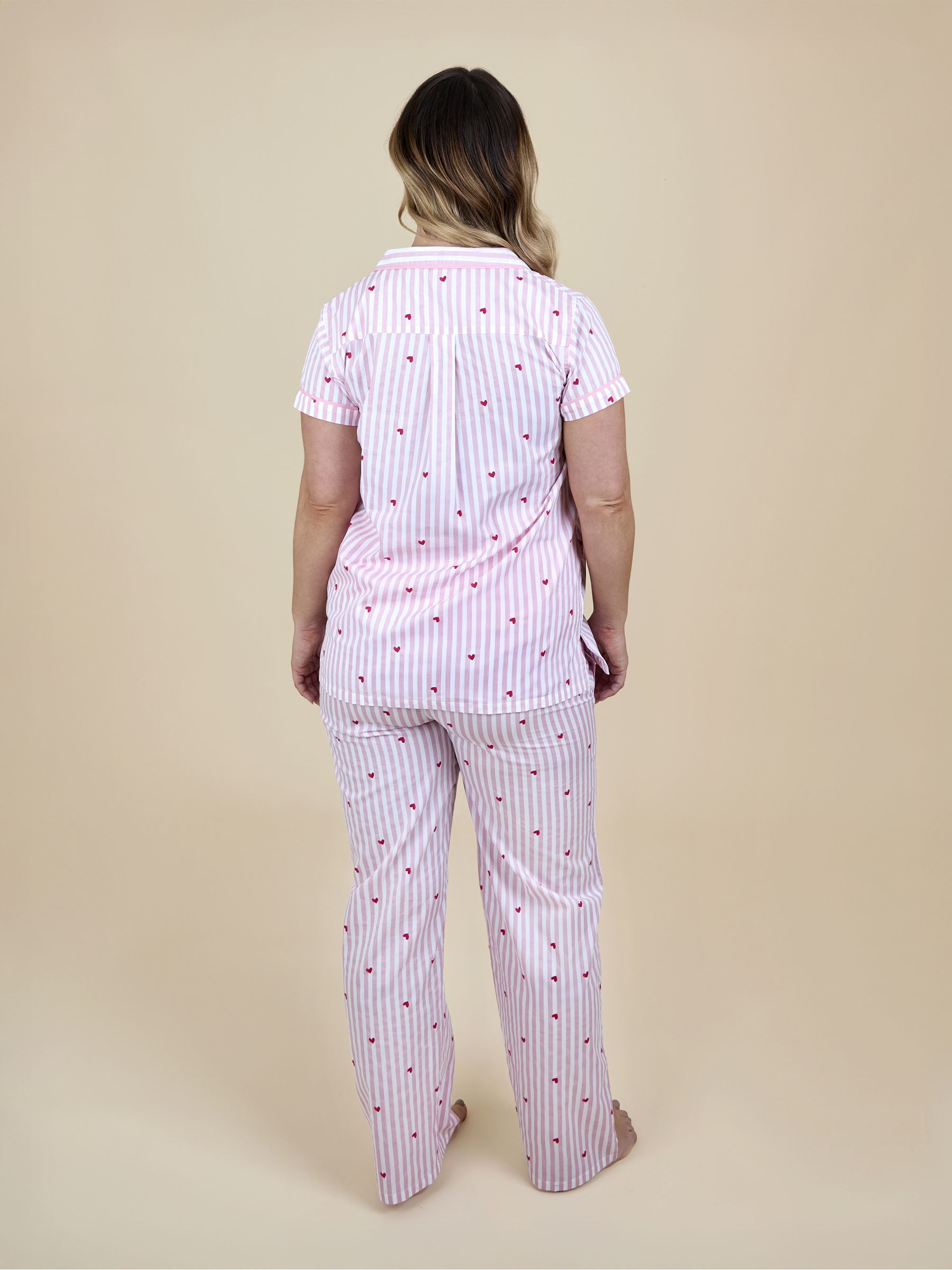Pink Lemon Print Maternity Pyjamas Set - Image 3 of 5