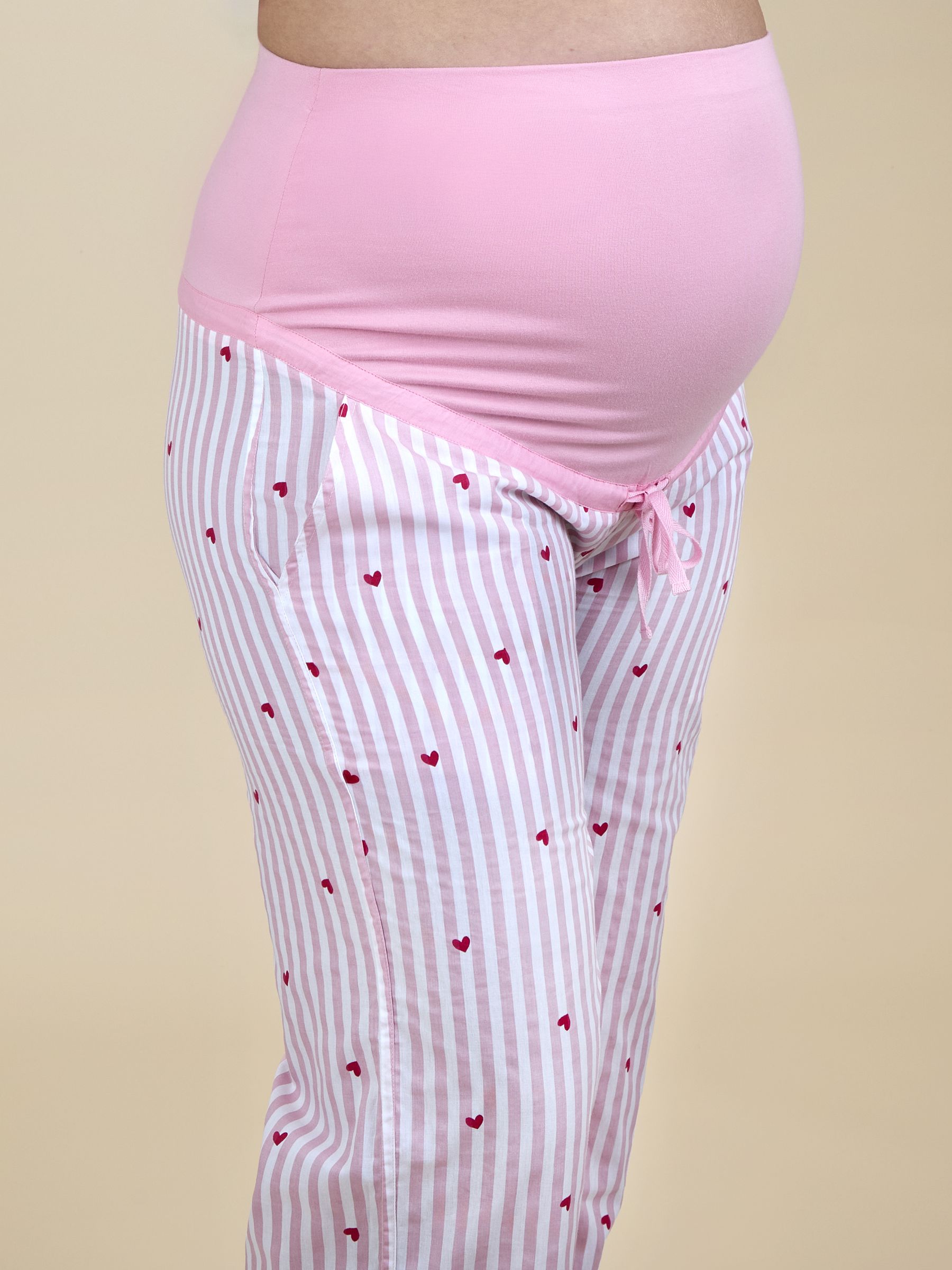Pink Lemon Print Maternity Pyjamas Set - Image 5 of 5