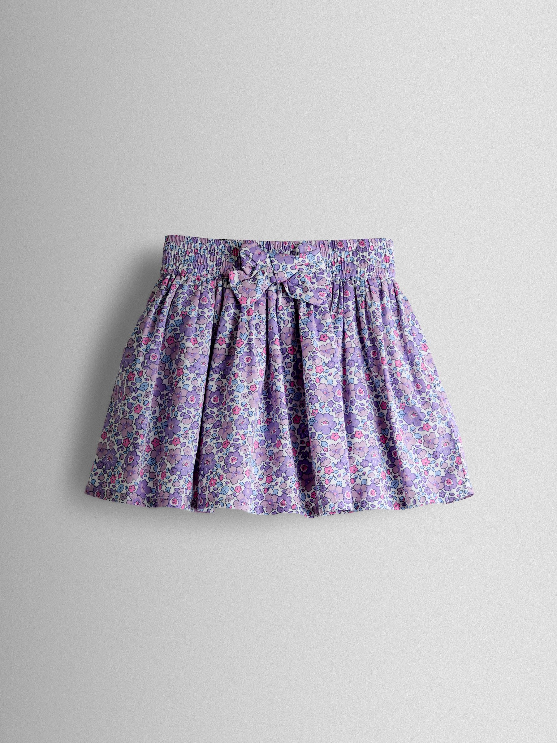 Light Pink Floral Tshirt & Skirt Set - Image 4 of 7