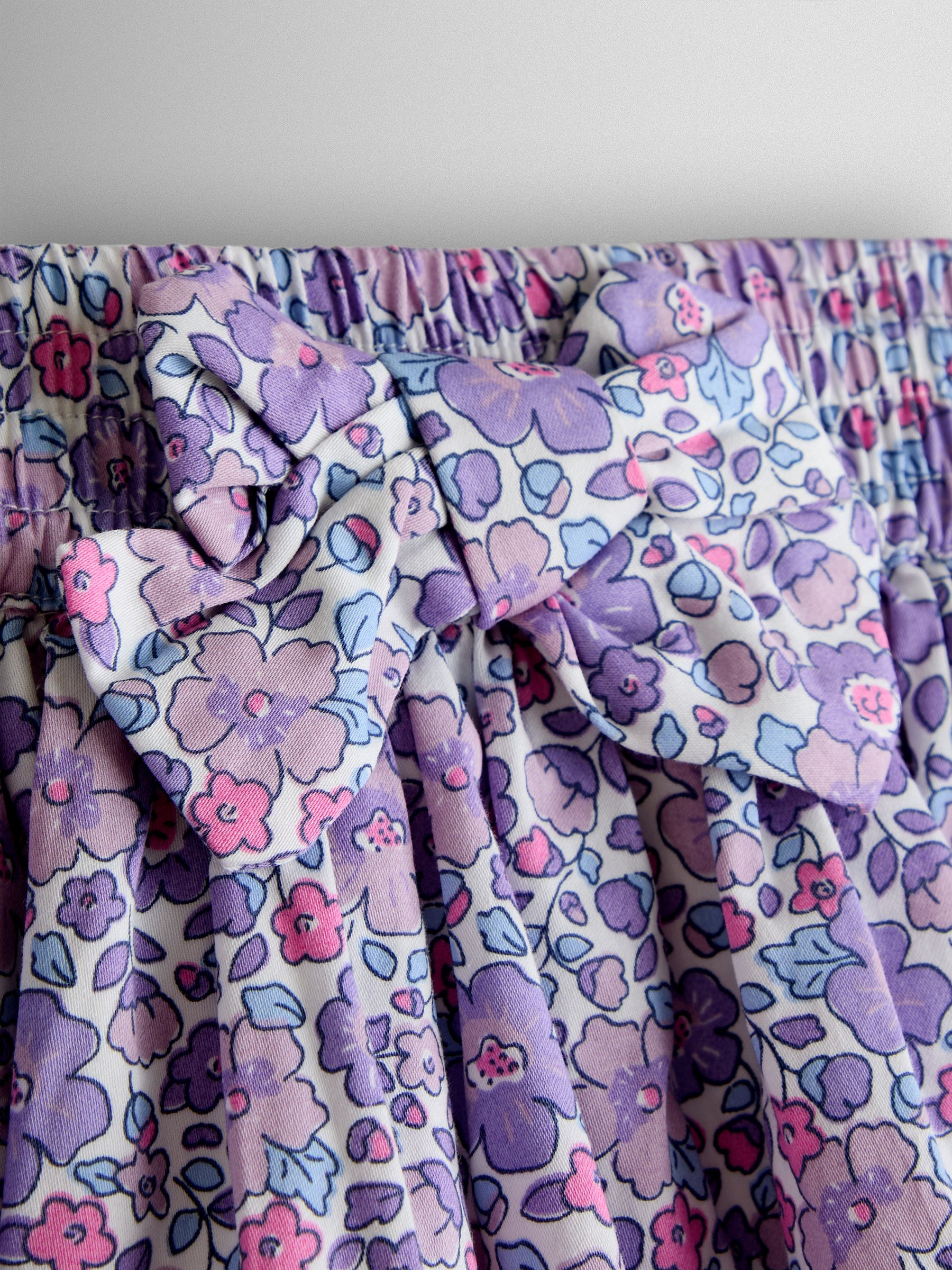 Light Pink Floral Collared T-Shirt & Skirt Set - Image 8 of 8