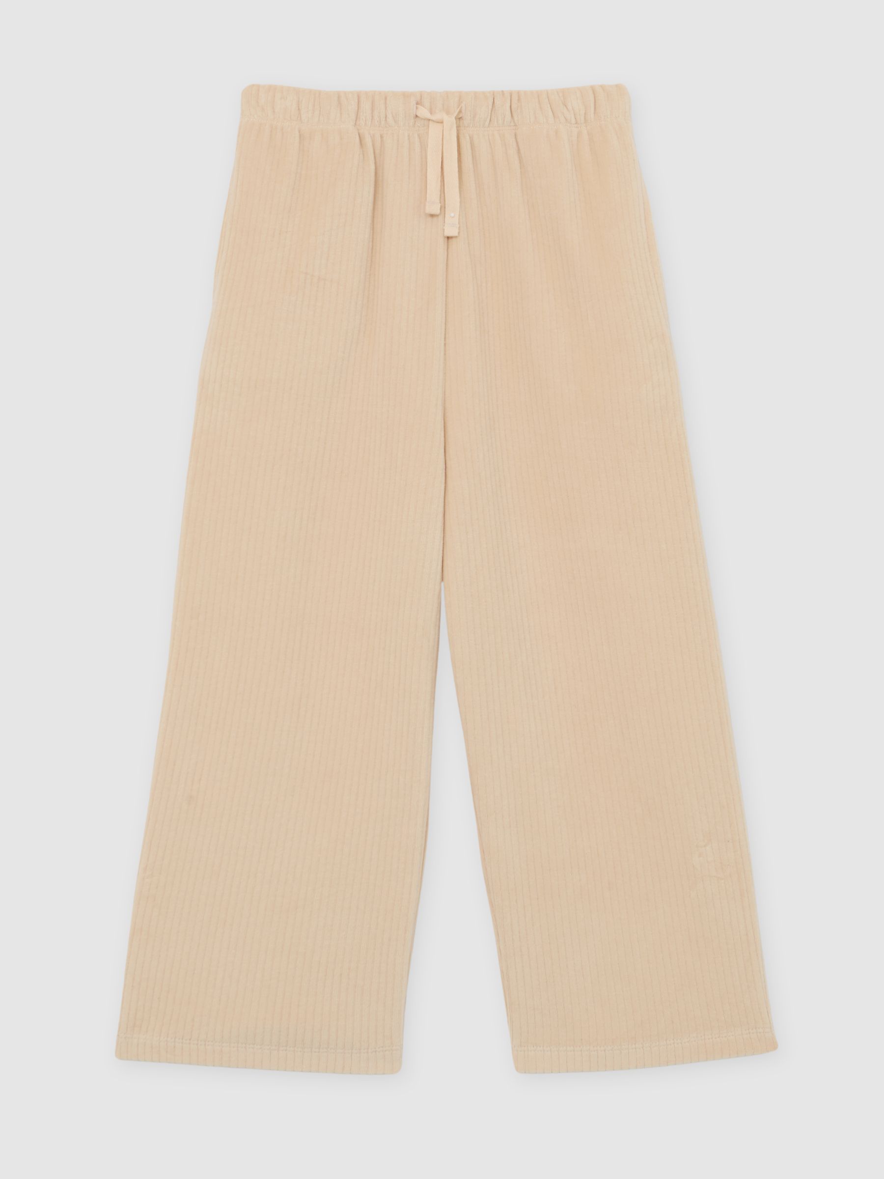 13-14 yrs Corduroy Drawstring Trousers in Neutral - Image 1 of 4