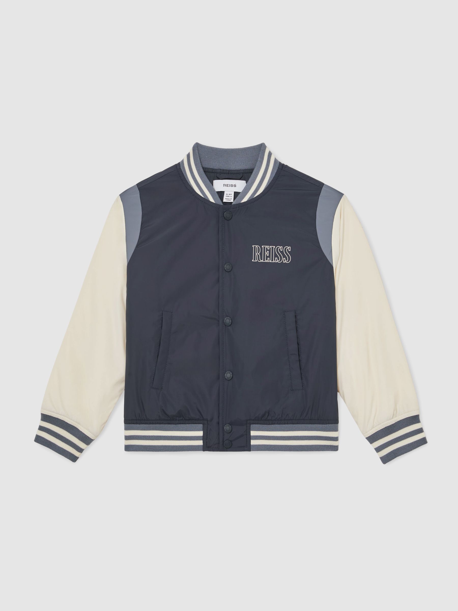 Blouson aviateur bleu marine couleur aviateur - Image 2 de 4 Blouson aviateur bleu marine couleur aviateur - Image 2 de 4