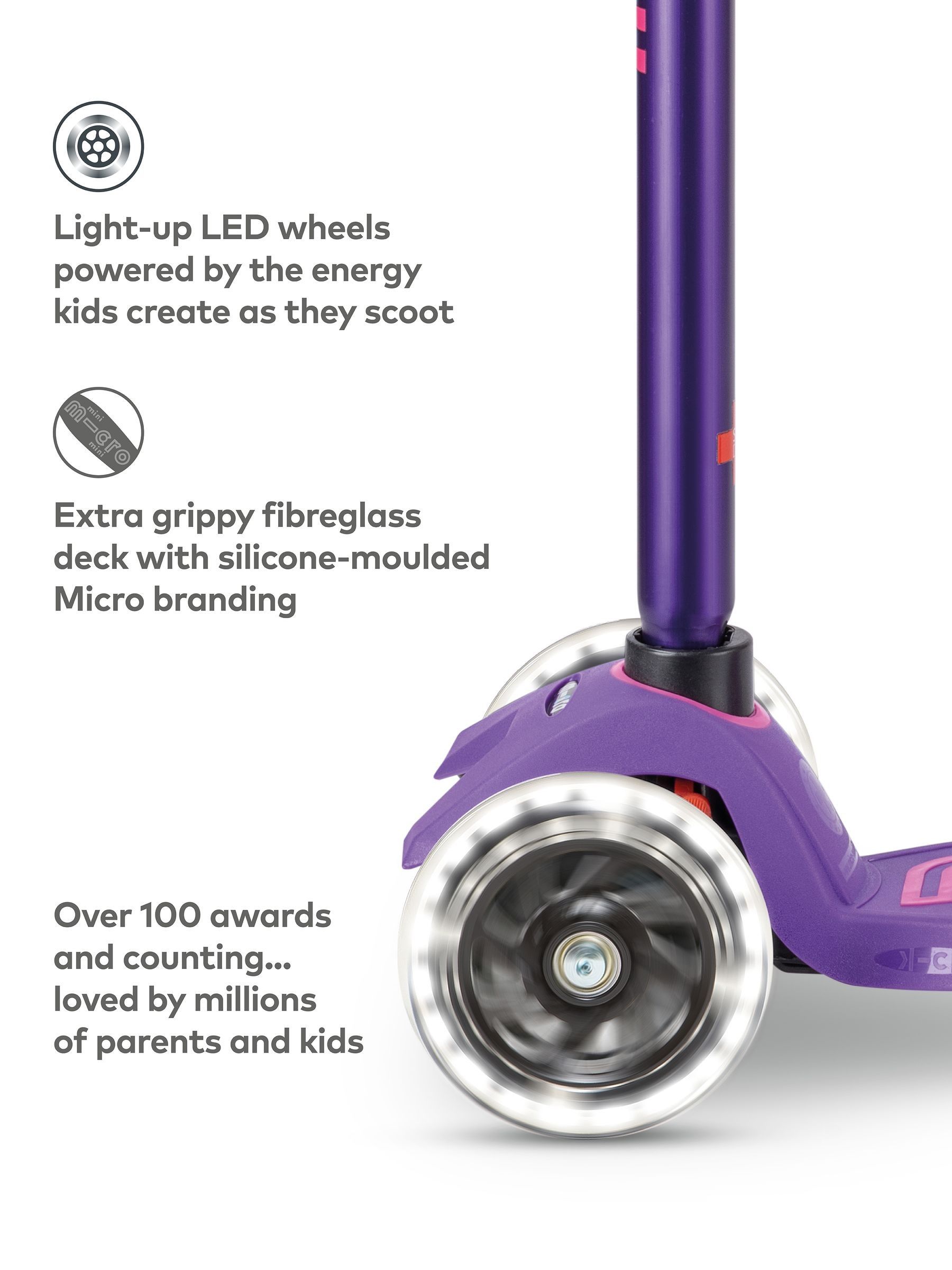 Blue LED Maxi Deluxe Scooter - Image 5 of 5