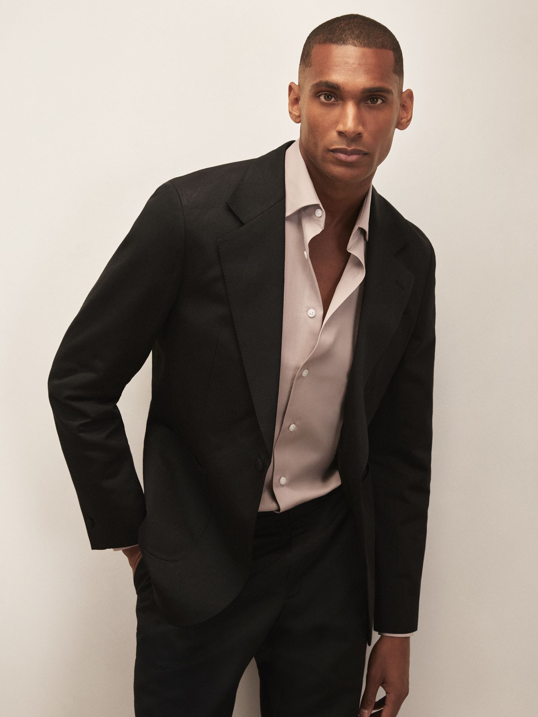 Reiss | Royal Ballet Notch Blazer in Black - Image 4 of 8