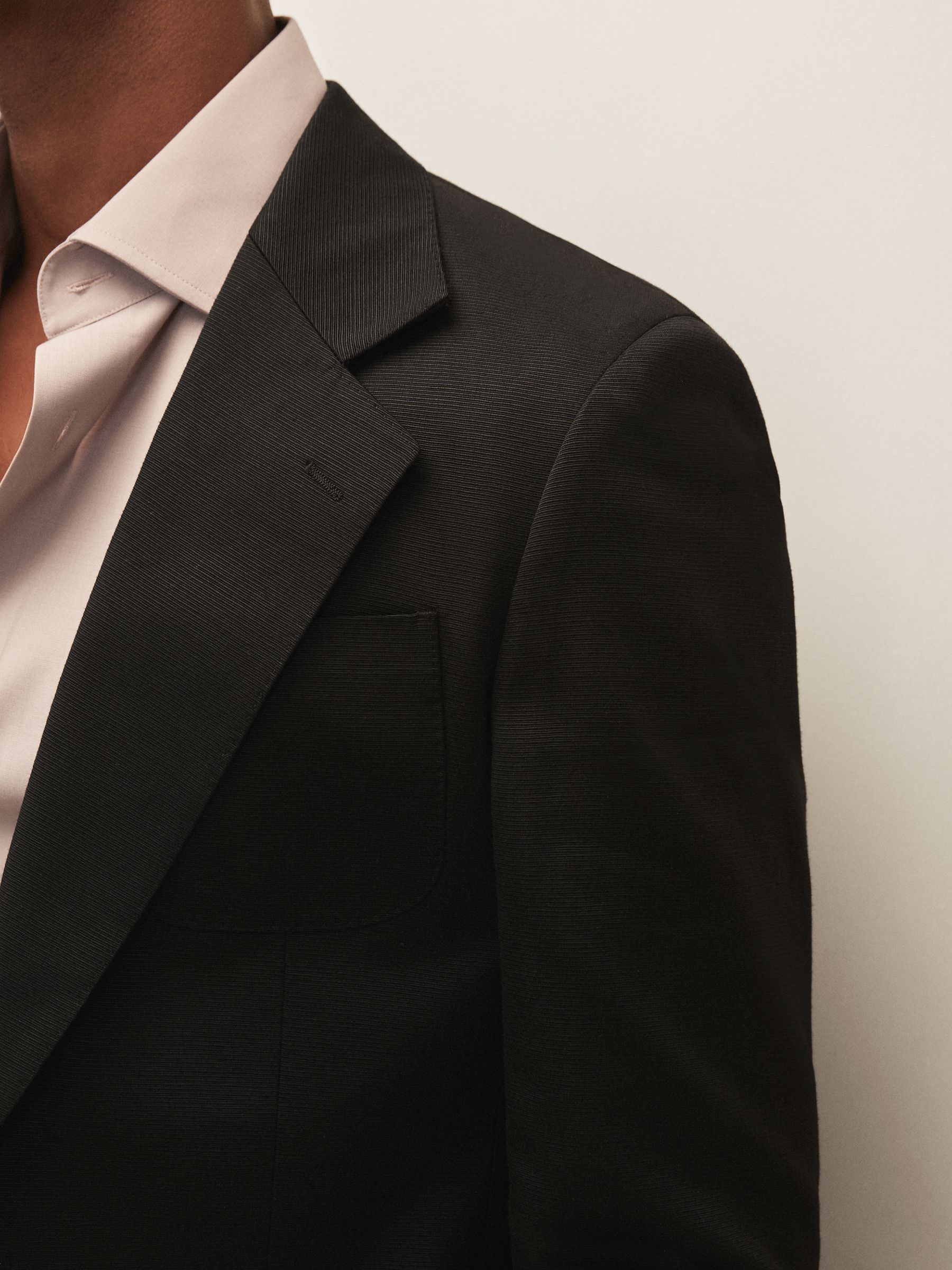 Reiss | Royal Ballet Notch Blazer in Black - Image 6 of 8