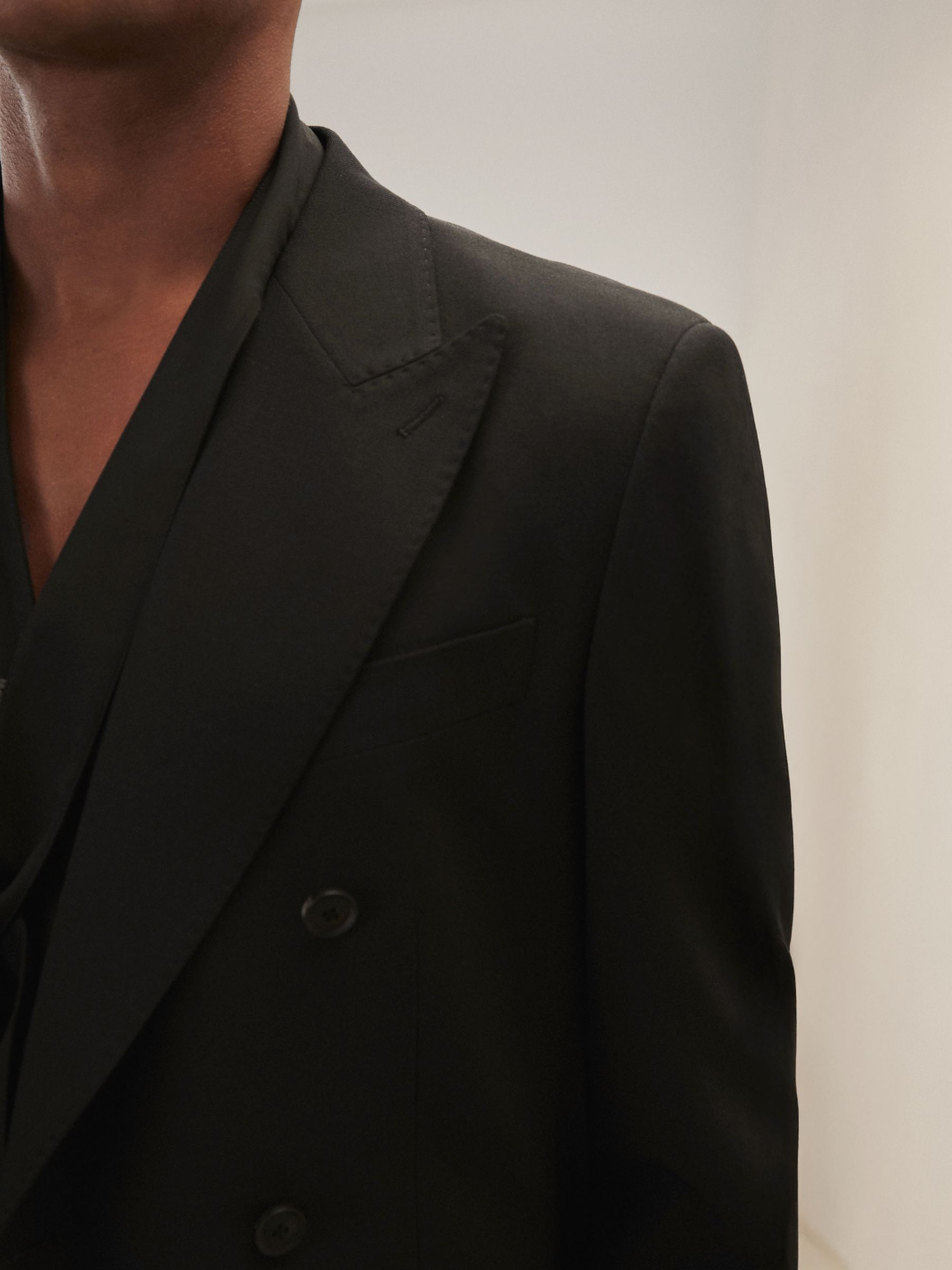 Reiss | Royal Ballet Peak-Lapel Blazer in Black - Image 4 of 8