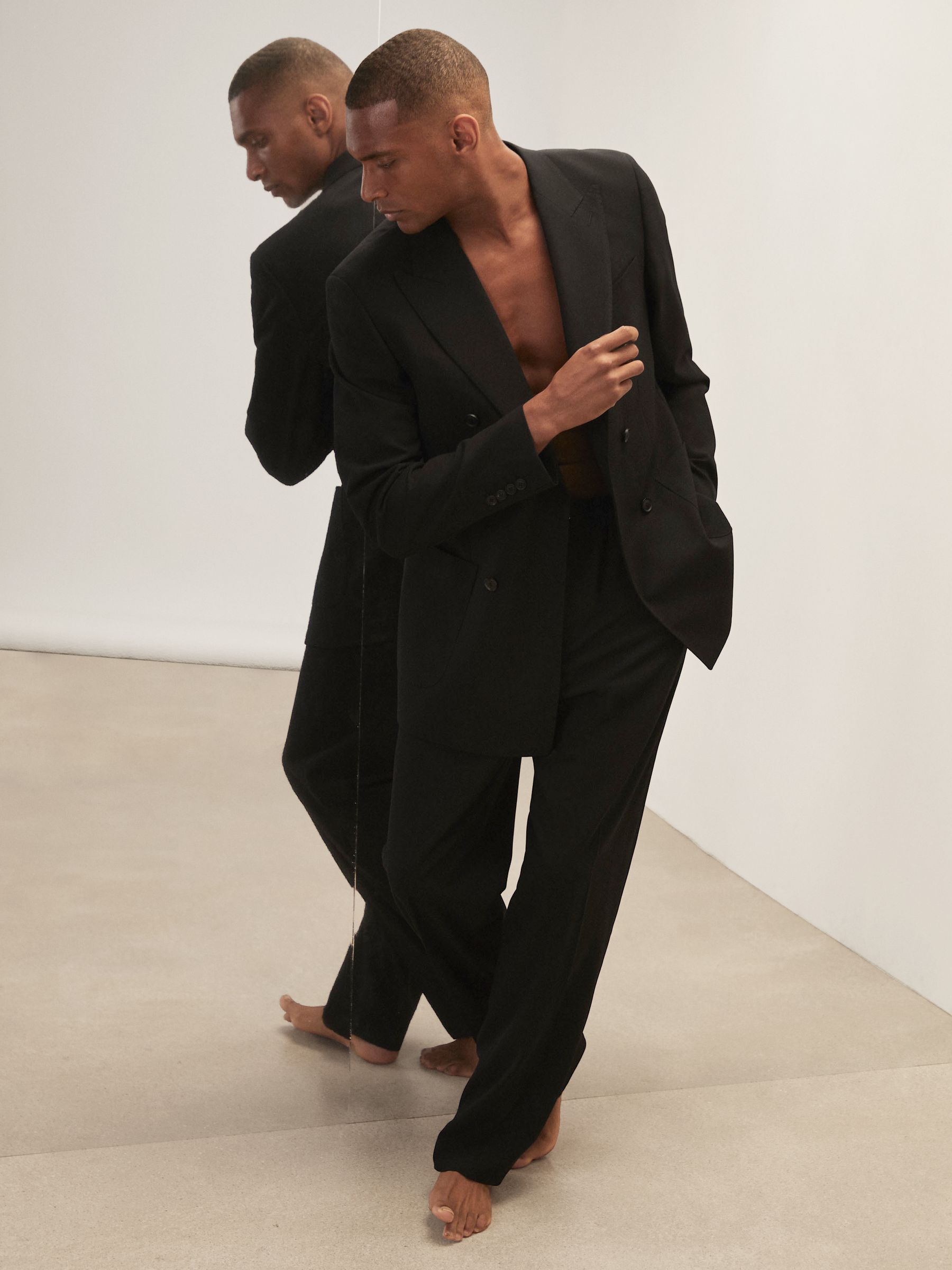 Reiss | Royal Ballet Peak-Lapel Blazer in Black - Image 5 of 8