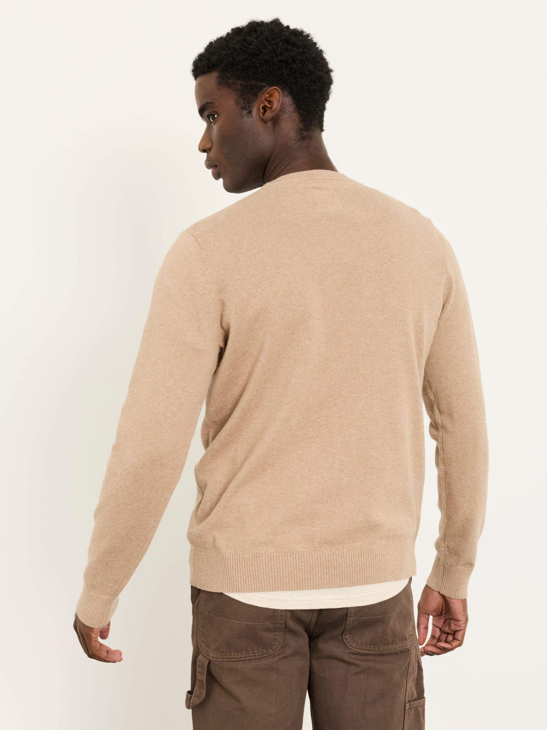 Rye Natural Crew Neck Knitted Jumper - Image 2 of 6