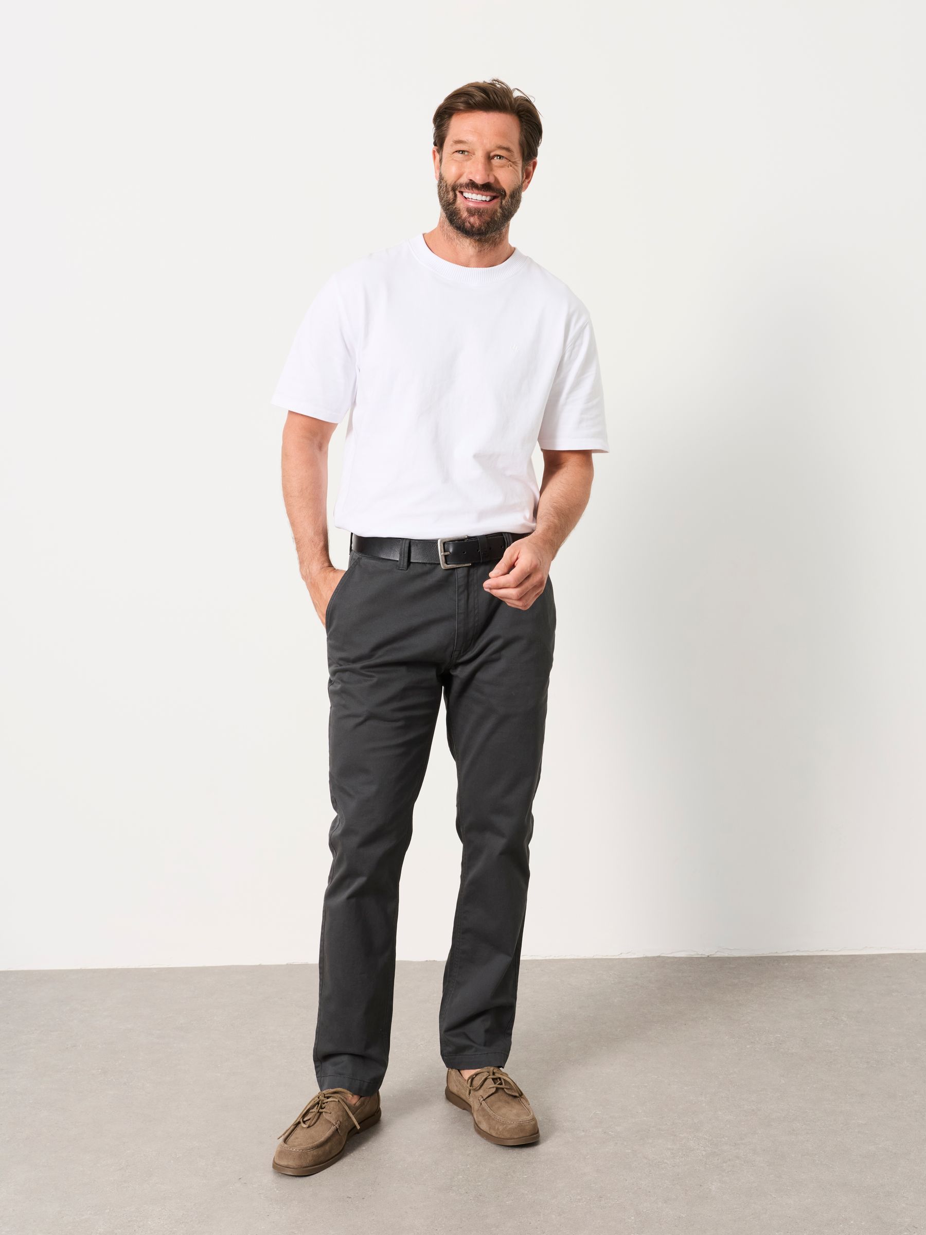 Grey Hayton Slim Fit Chinos - Image 3 of 7