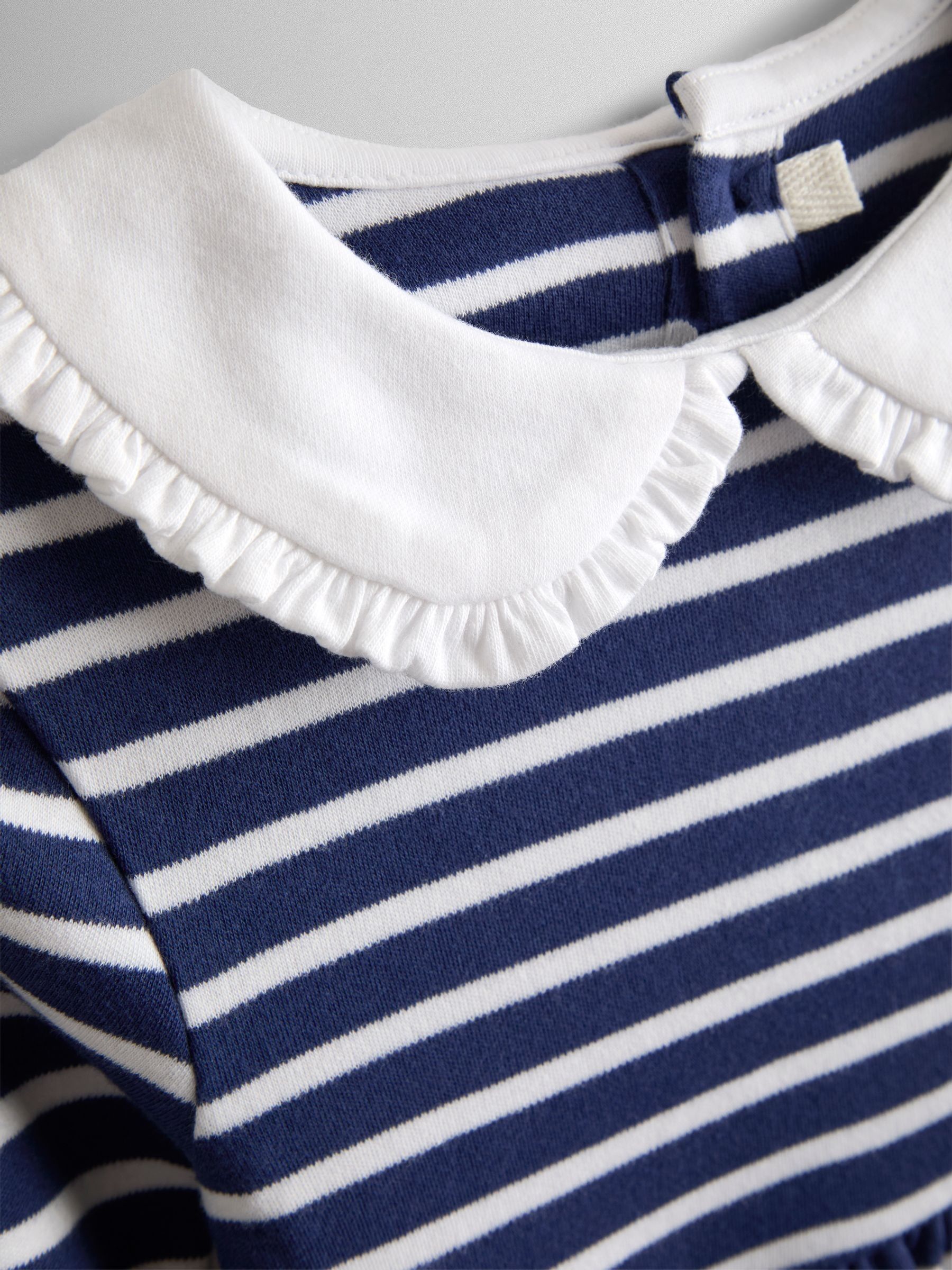 Navy Blue Classic Peter Pan Dress - Image 4 of 4