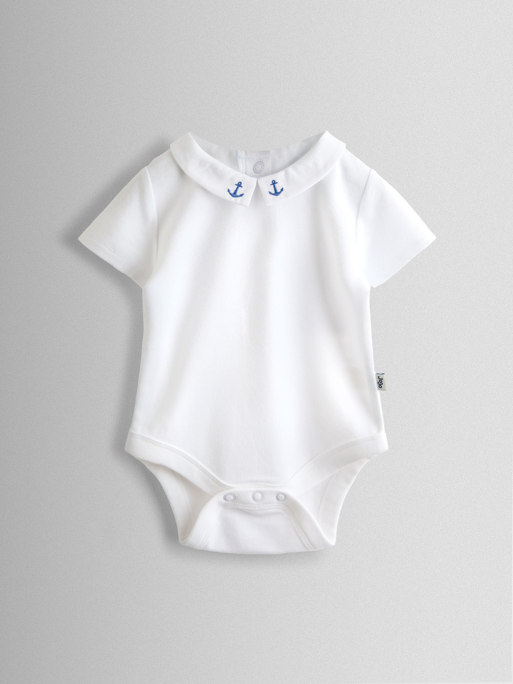 Crystal White Embroidered Collar Body - Image 1 of 3