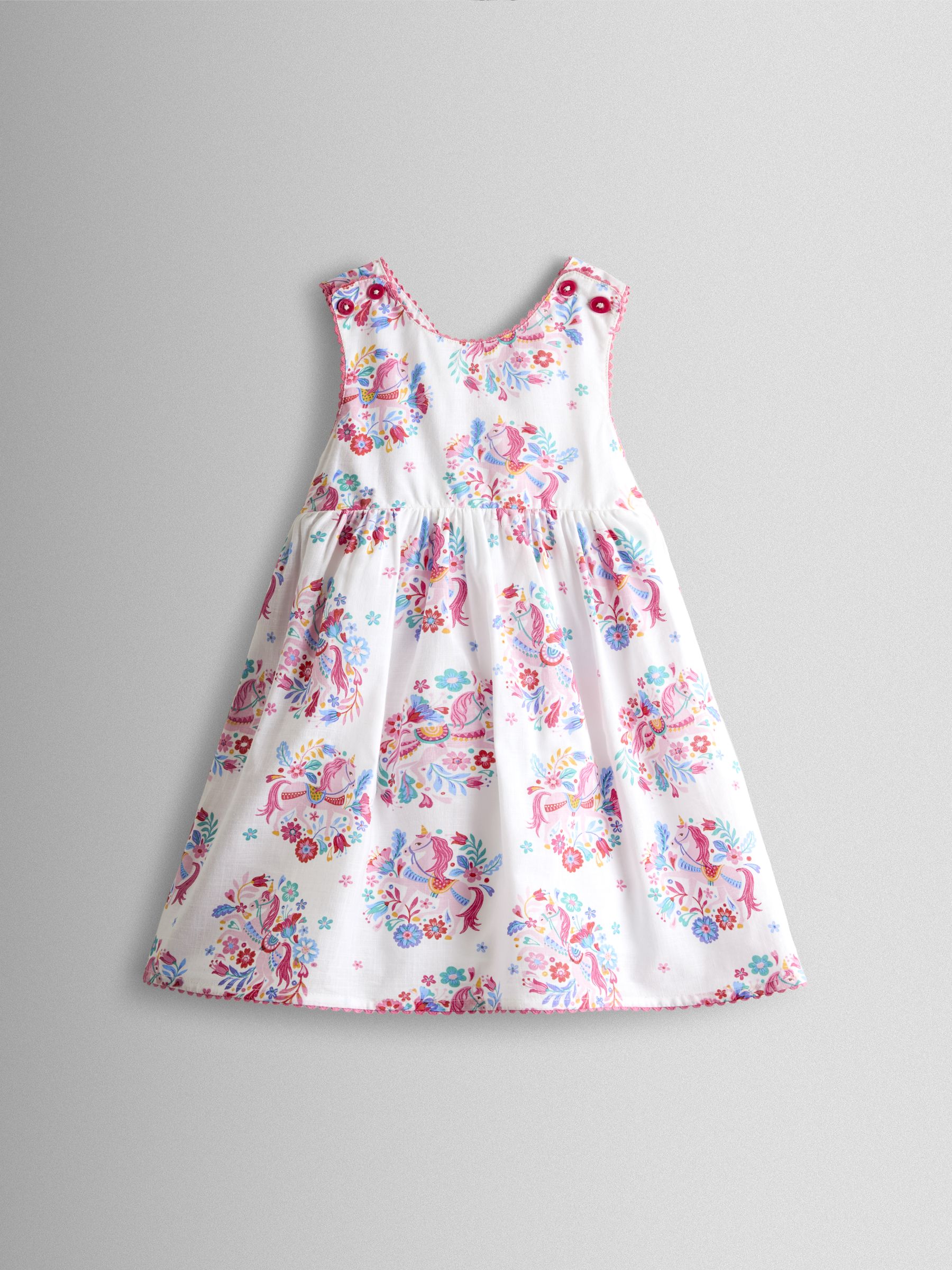 White Cross Back Sun Dress - Image 1 of 4