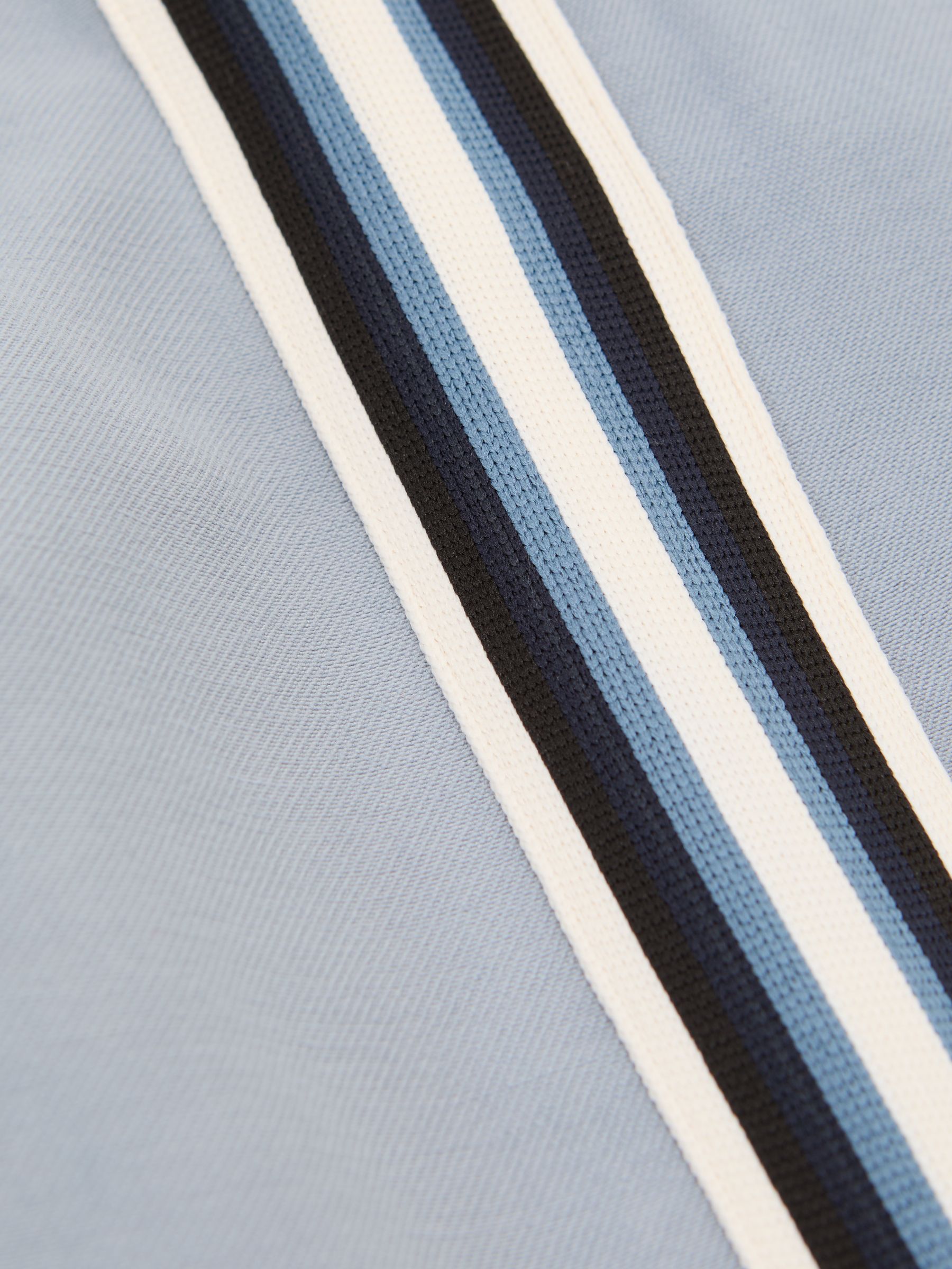 13-14 yrs Cotton Blend Side Stripe Trousers in Blue - Image 4 of 4