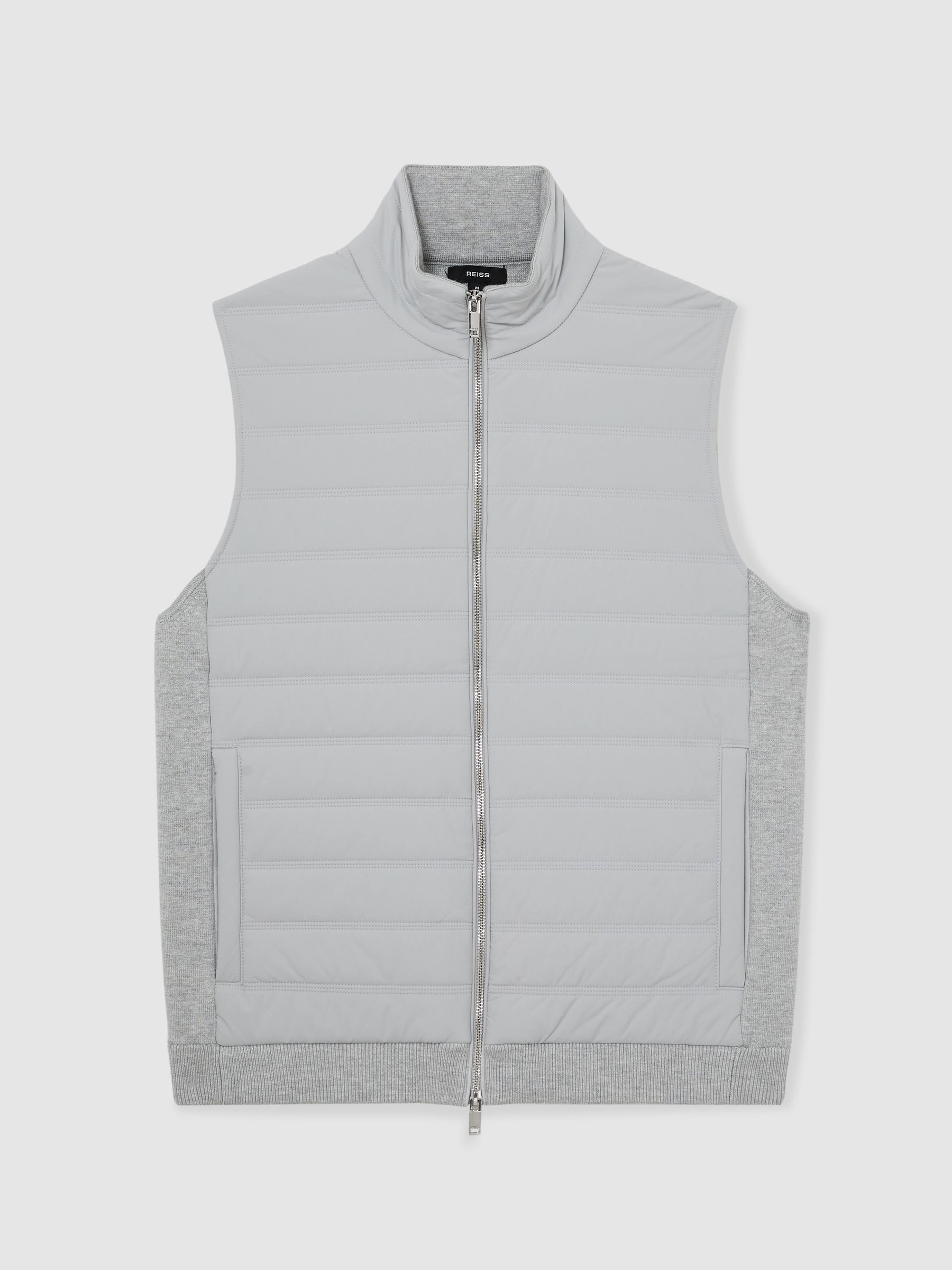 Gilet in Soft Grey - Image 2 of 6 Gilet in Soft Grey - Image 2 of 6