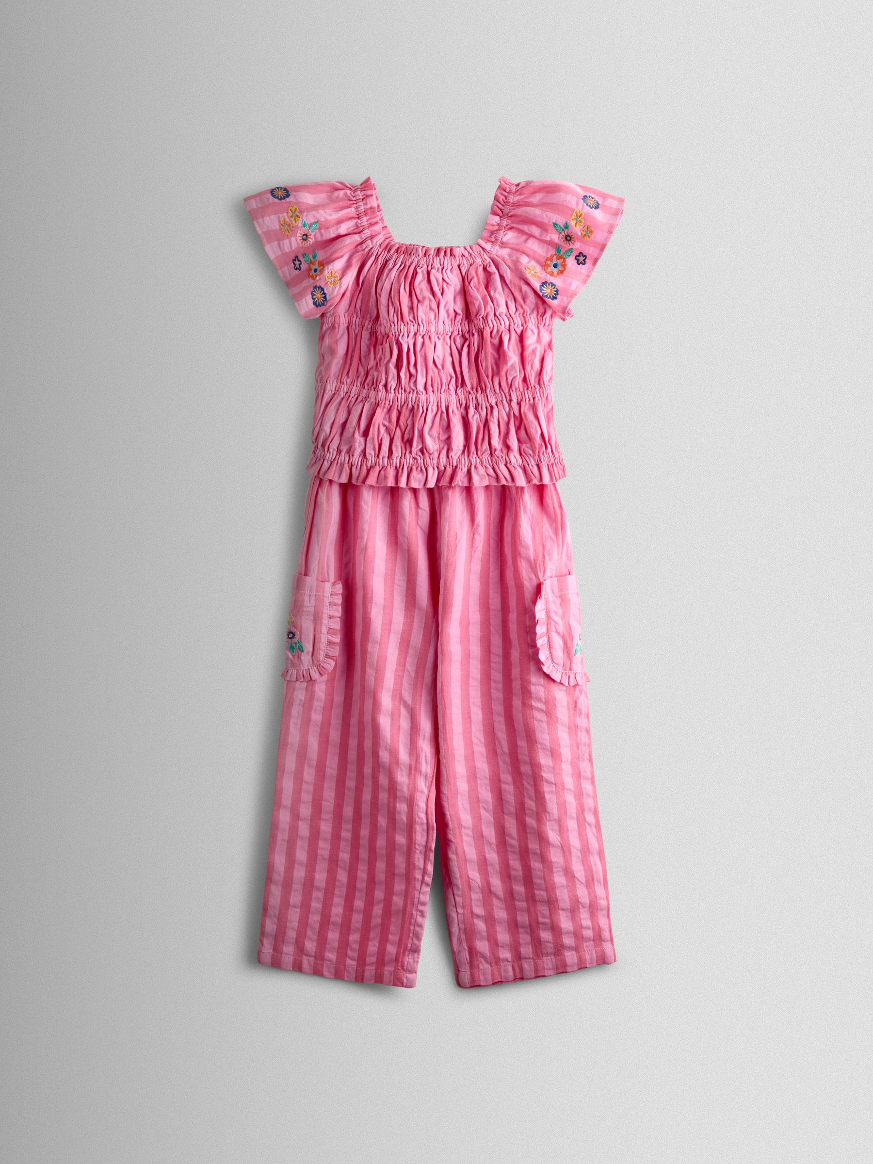 Pink Shirt and Trousers Set - Image 1 of 5