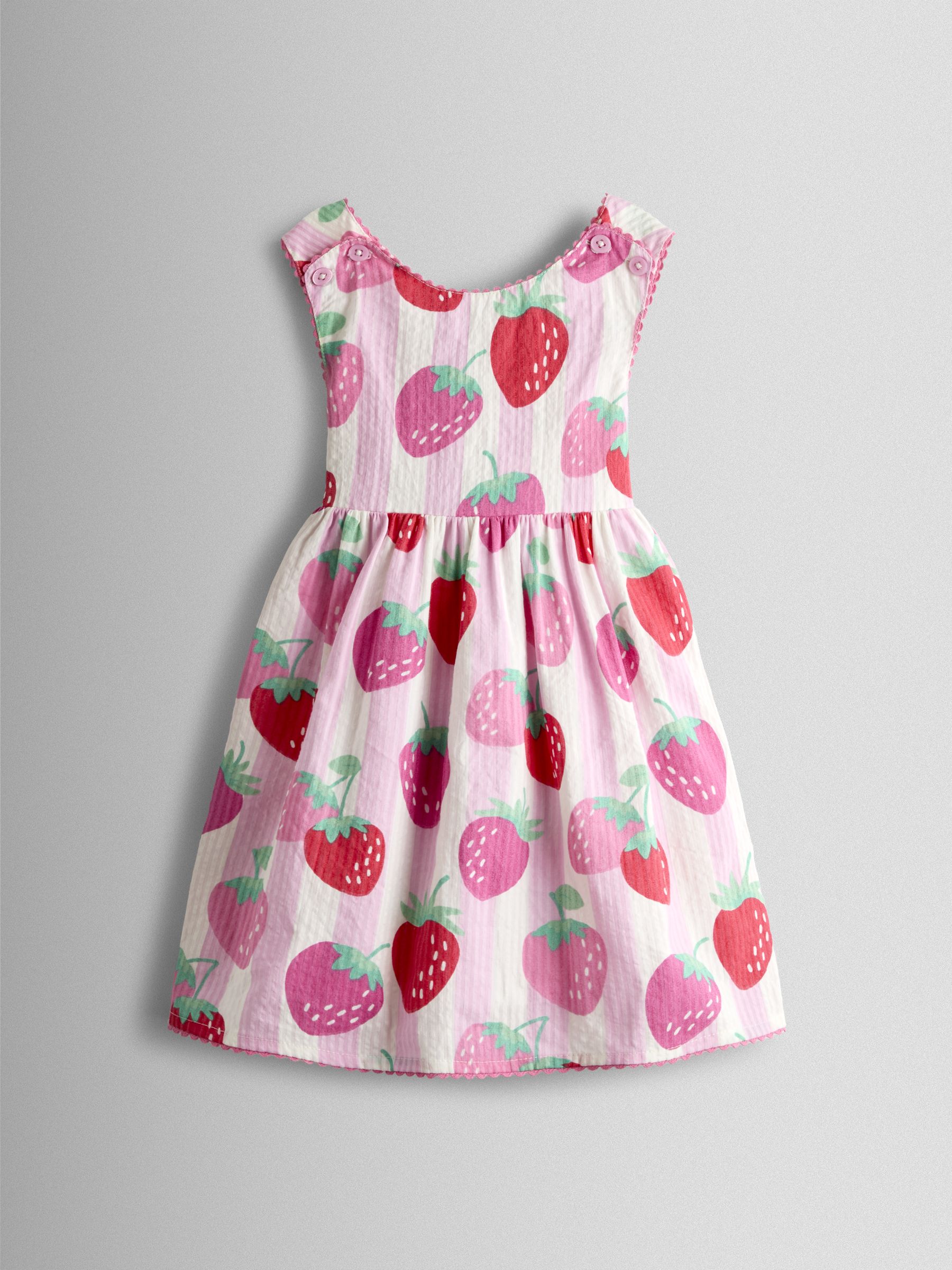 Pink Cross Back Sun Dress - Image 1 of 4