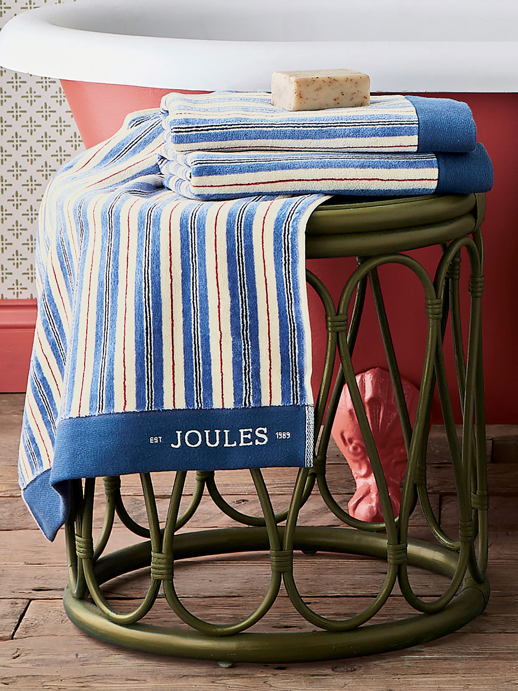 Blue Grove Stripe Towel - Image 2 of 4