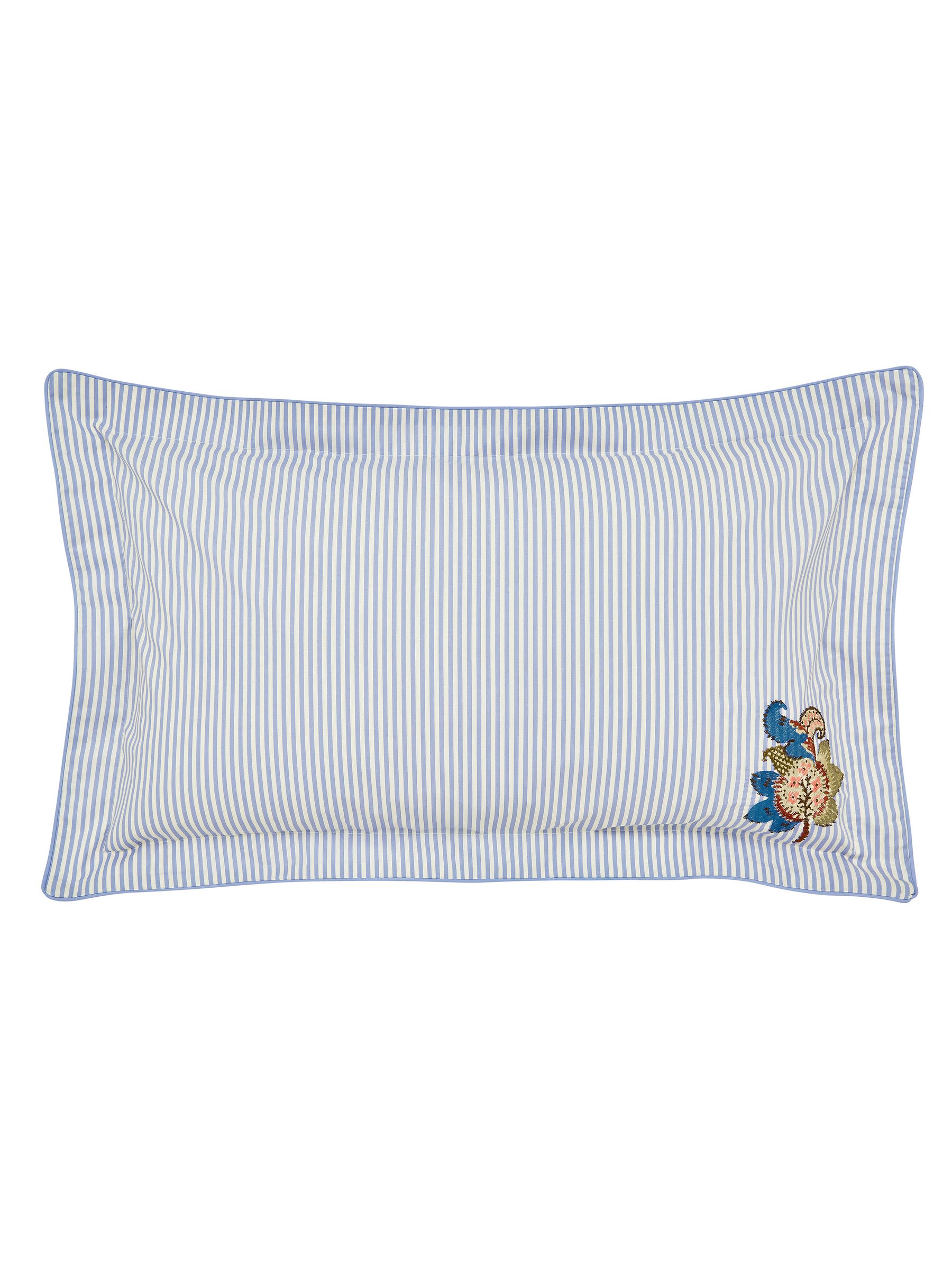 Blue Earlsford Foulard Duvet Cover and Pillowcase Set - Image 6 of 6