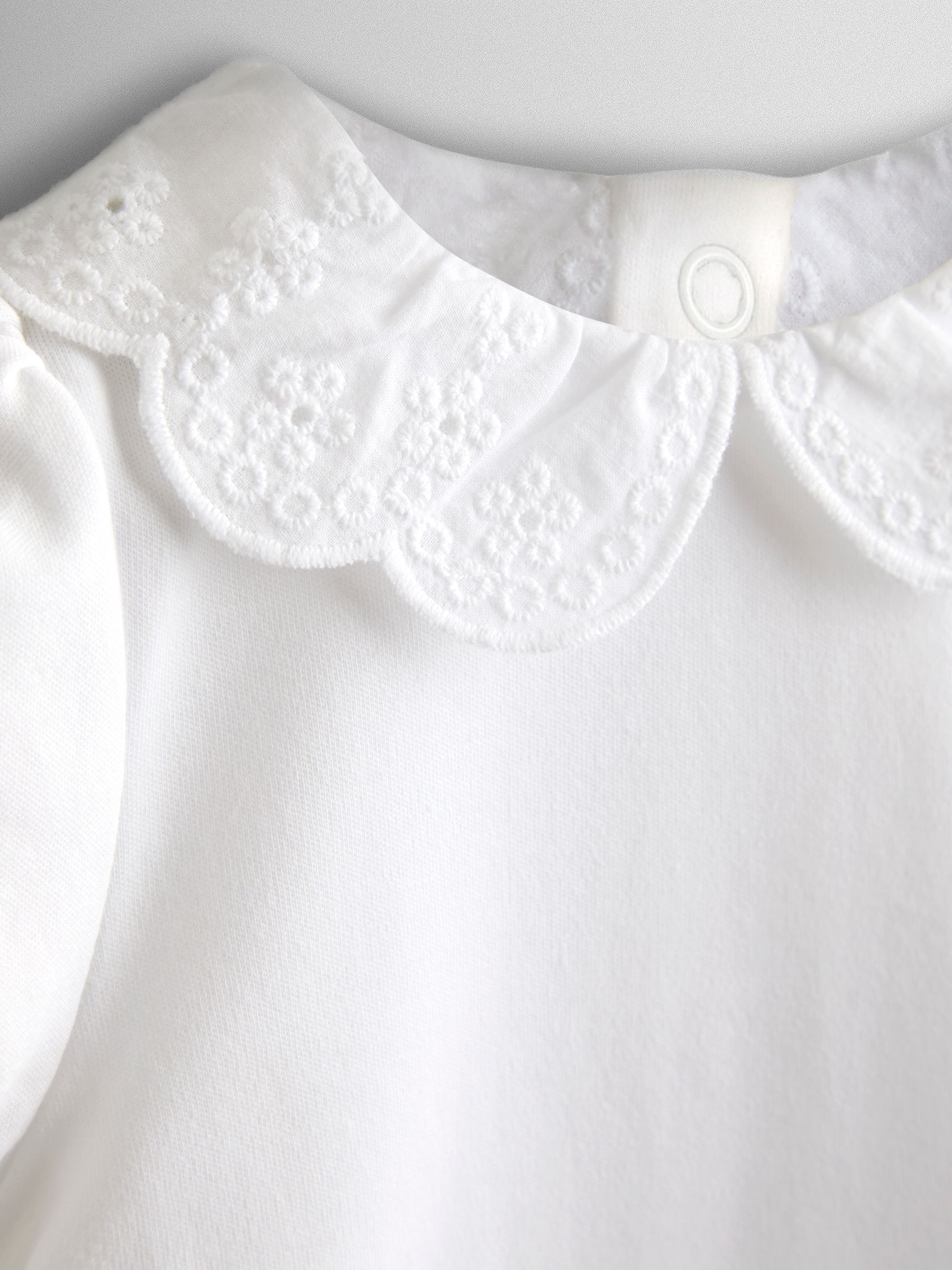 White Broderie Collar Body - Image 3 of 3