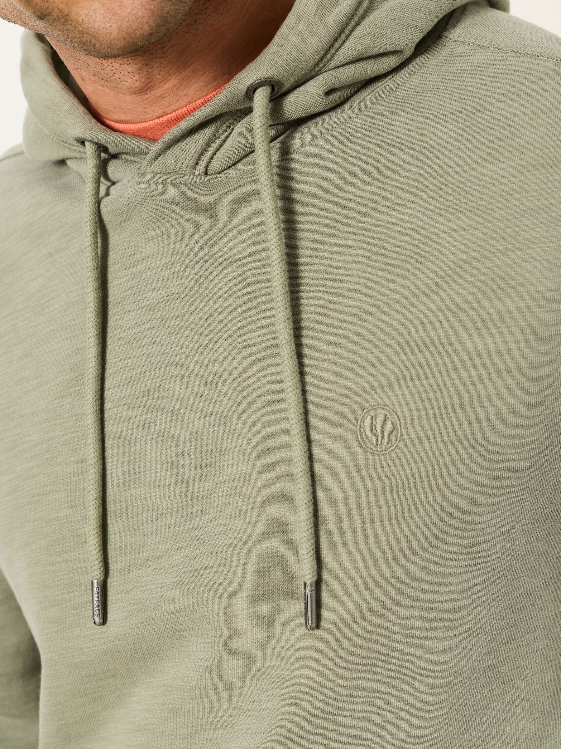 Sage Green Slub Hoodie - Image 3 of 6