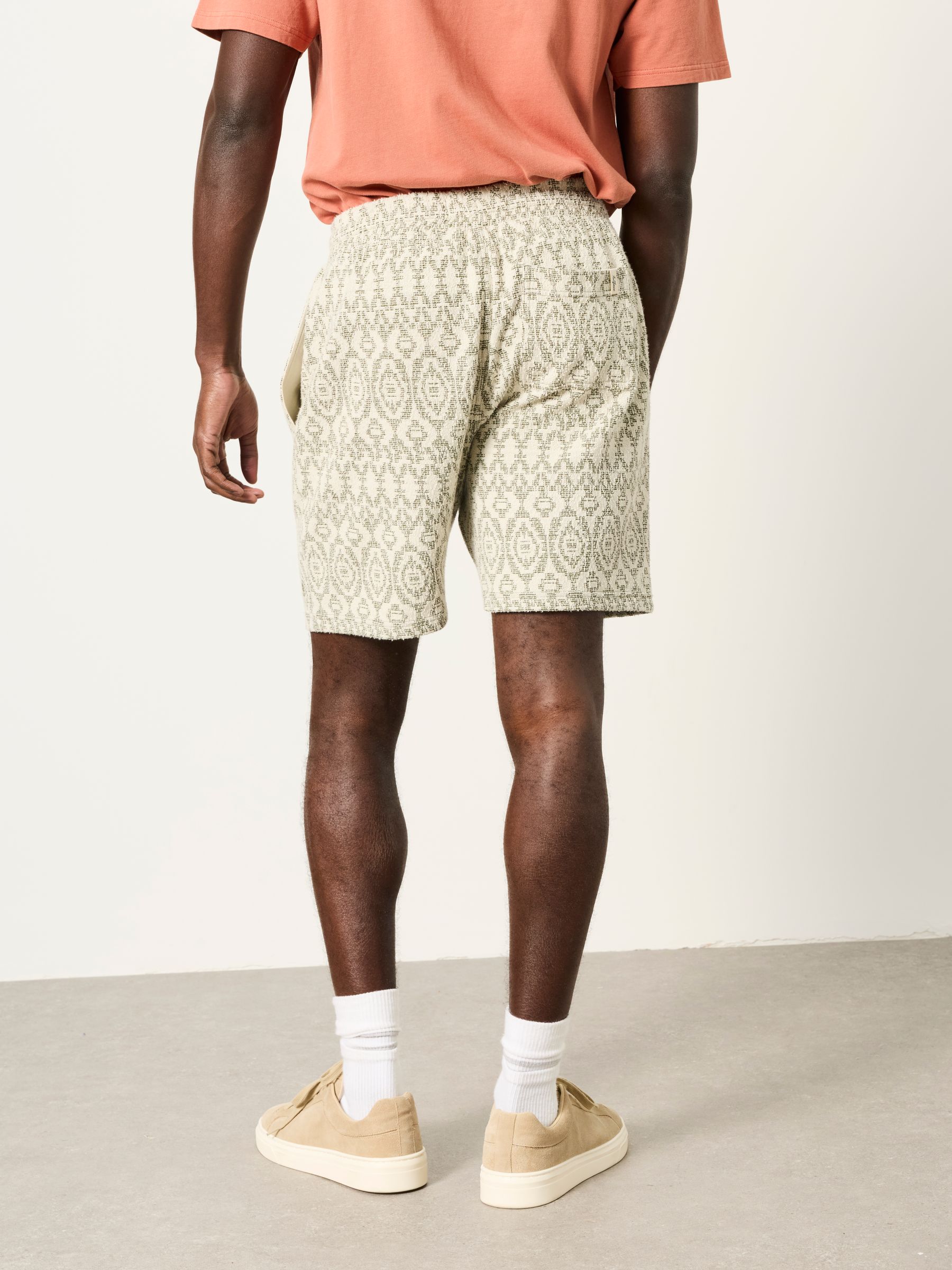 Natural Jacquard Shorts - Image 2 of 6