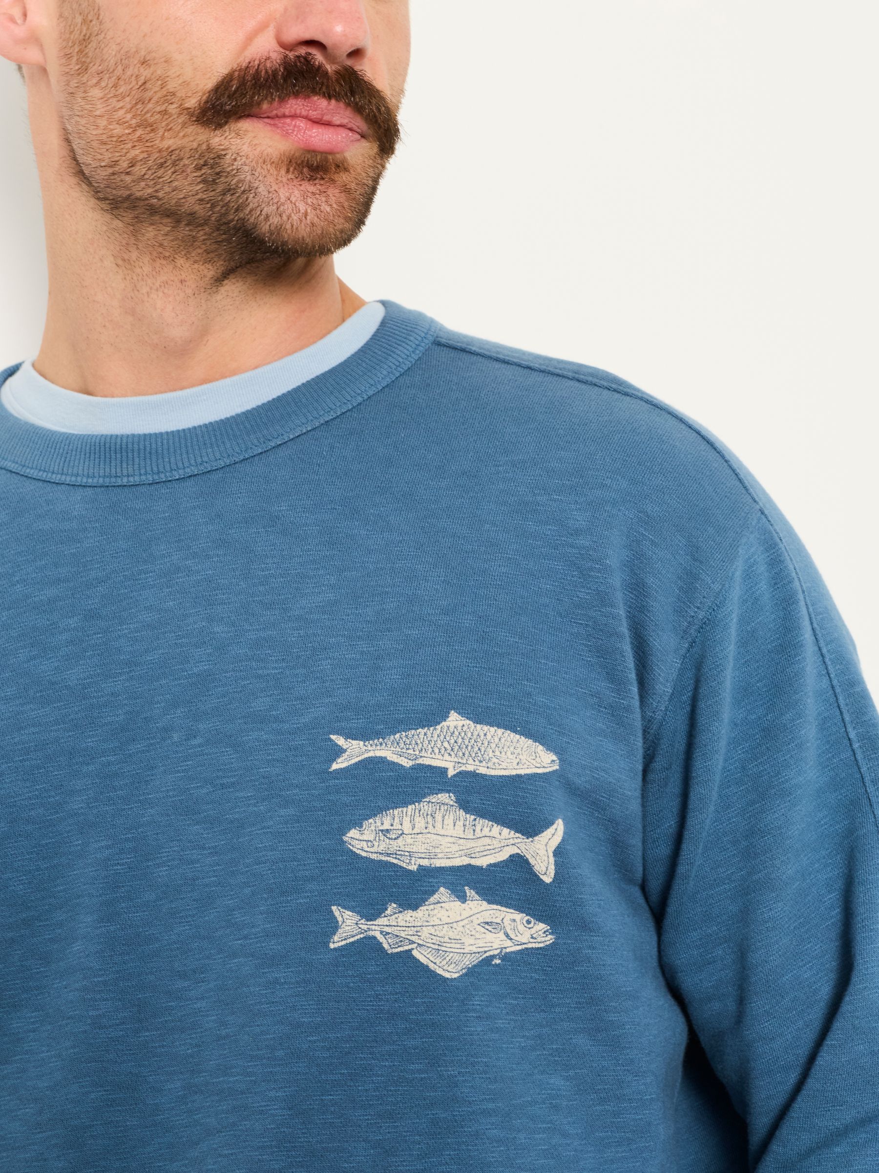 Blue MCS Crew Sweat Tops - Image 4 of 6