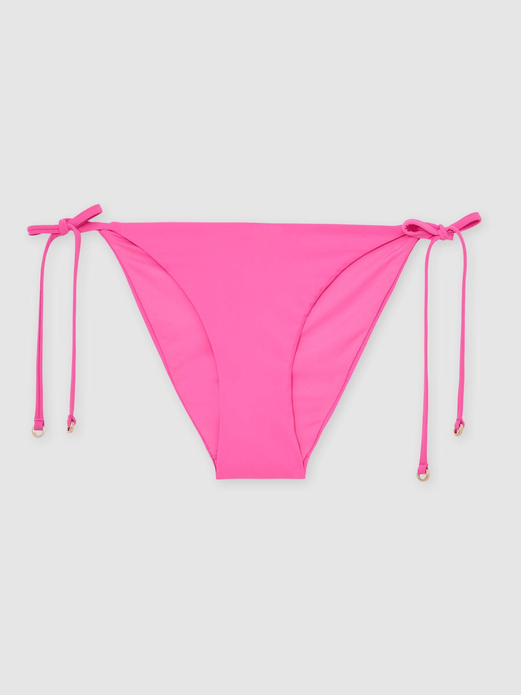 Side-Tie Bikini Bottoms in Pink - image 1