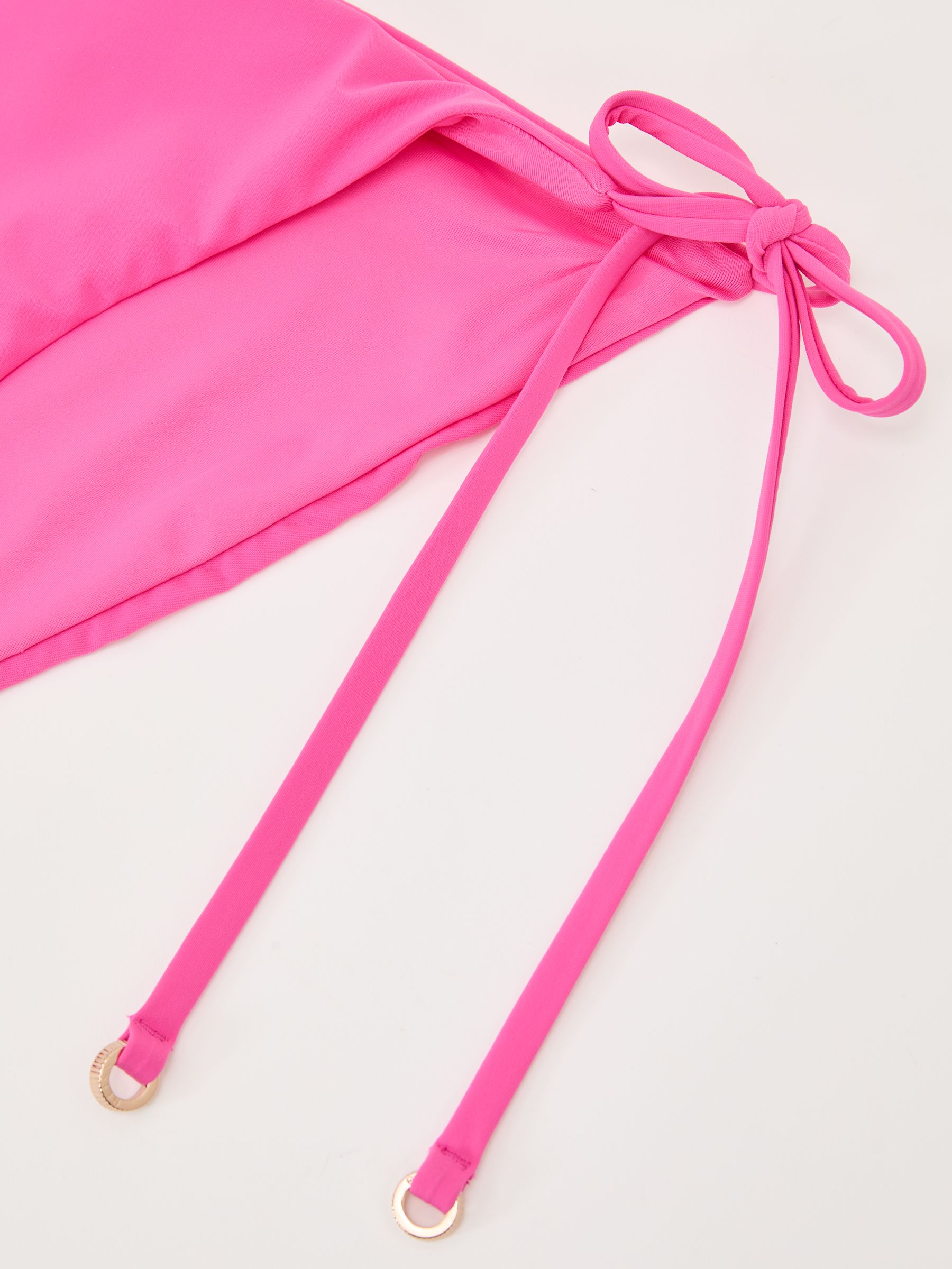 Side-Tie Bikini Bottoms in Pink - image 3