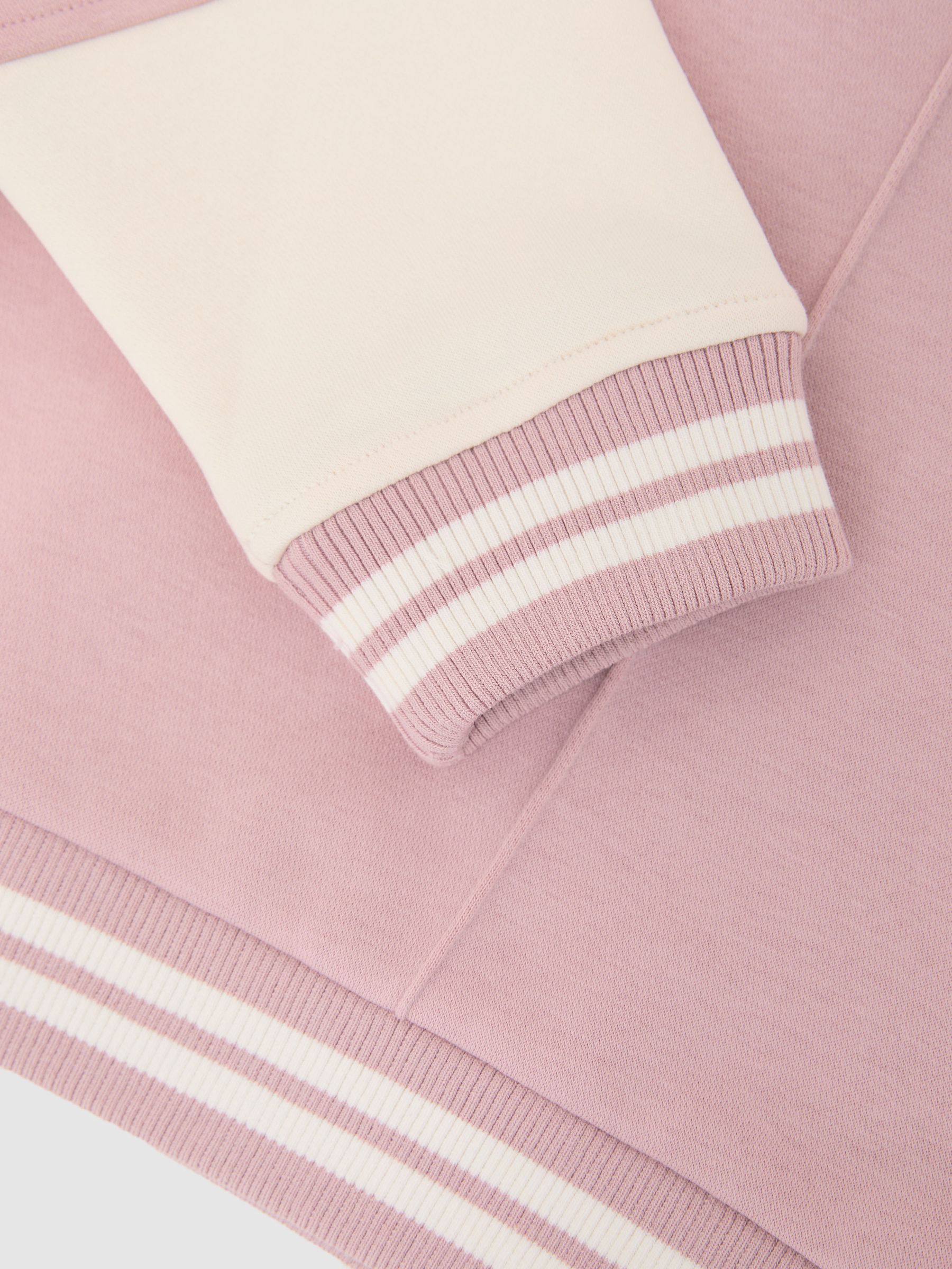 3-9 yrs Cotton-Blend Hoodie and Shorts Set in Pink - Image 5 of 6