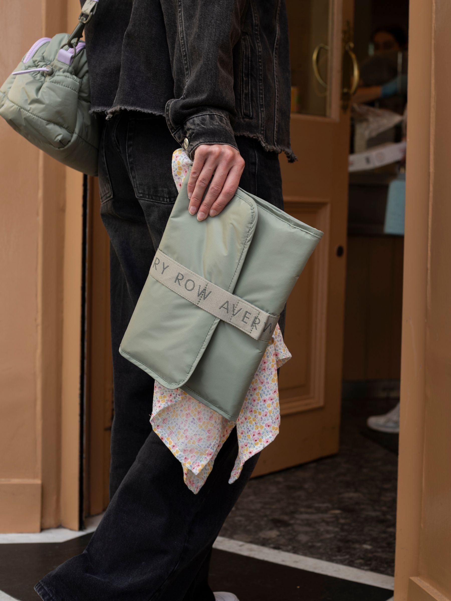 Olive Green Travel Changing Mat - Image 2 of 6