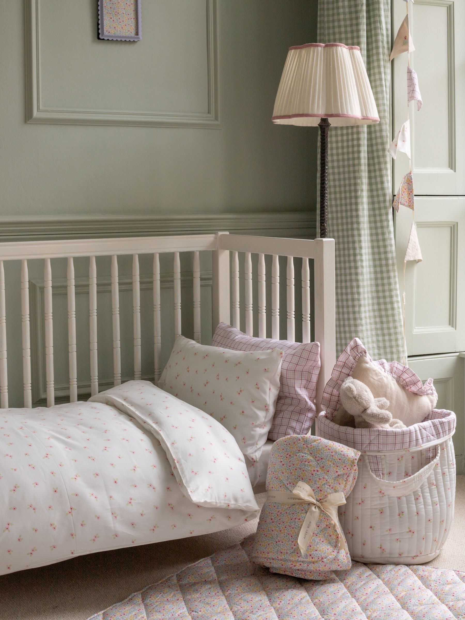 Anemone Cotbed Bedding Set - Image 1 of 4