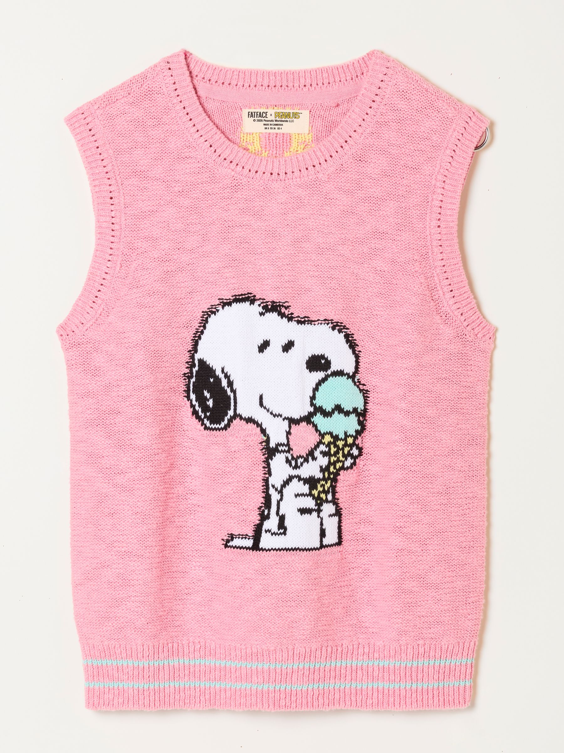 Pink Snoopy Knitted Tank - Image 7 of 7