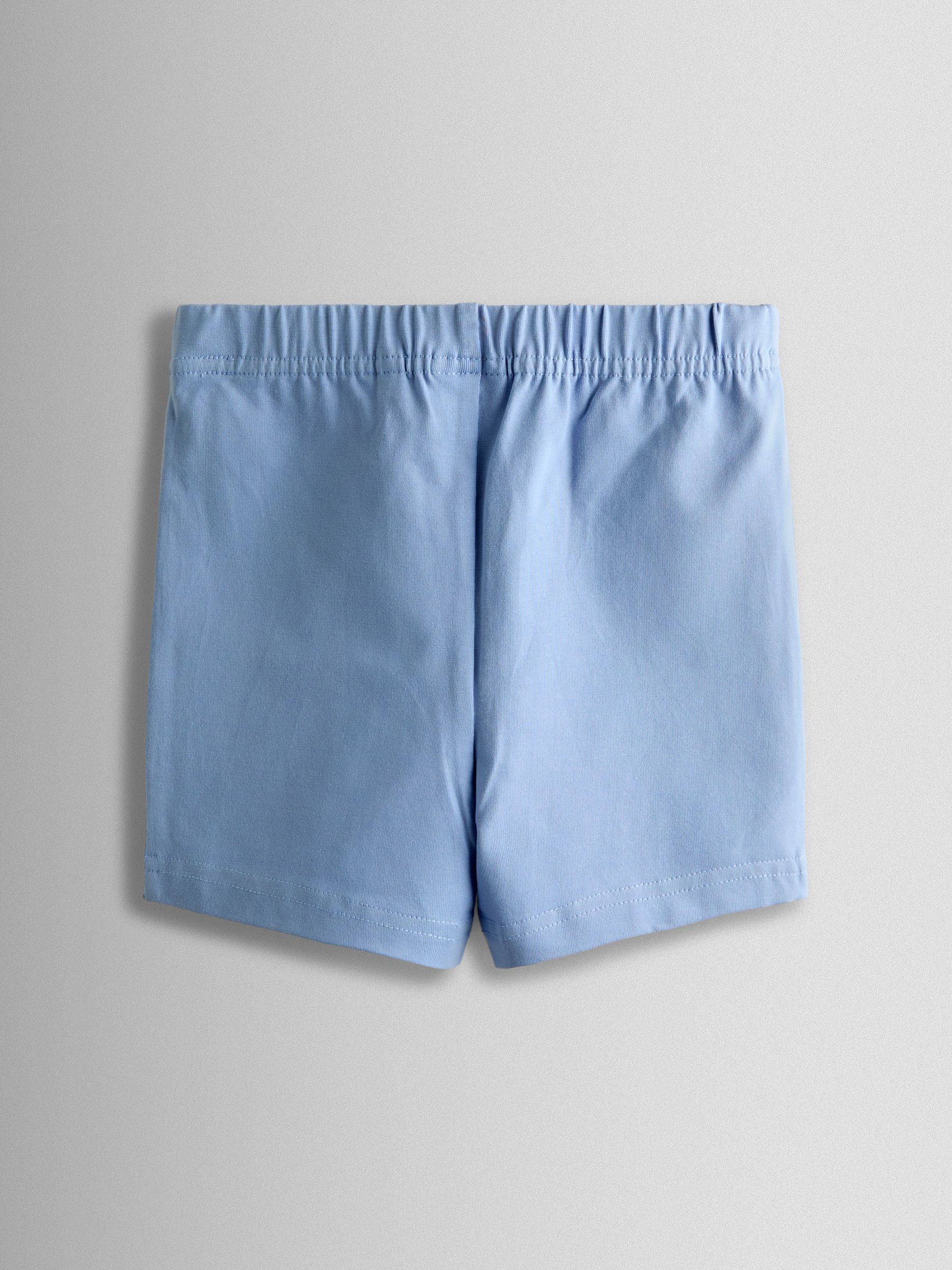 Light Blue Floral 2-Pack Cycle Shorts - Image 5 of 7