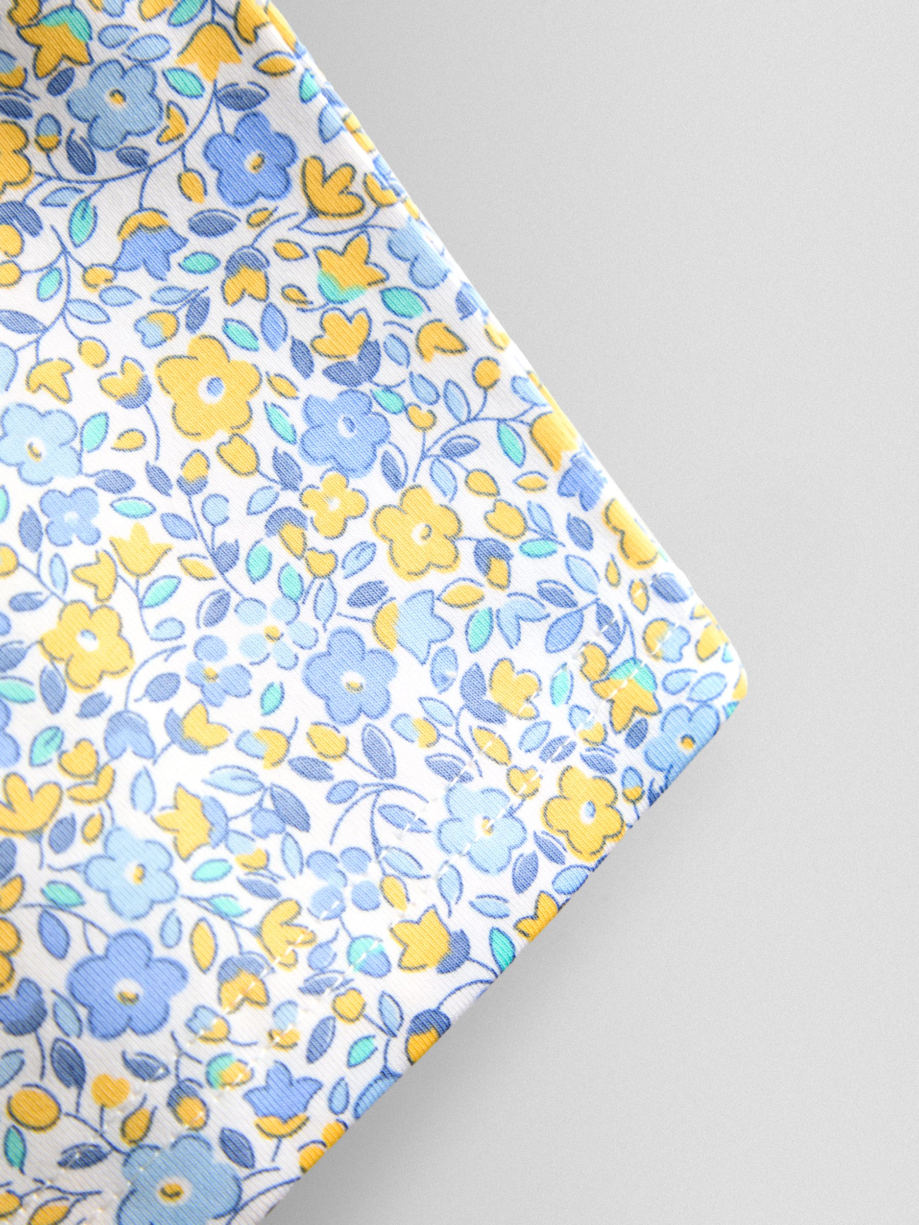 Light Blue Floral 2-Pack Cycle Shorts - Image 6 of 7