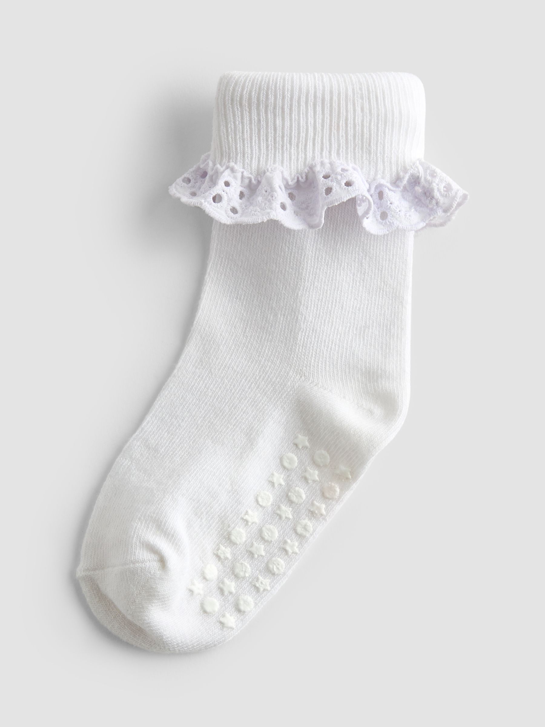 Pink 3-Pack Frill Socks - Image 4 of 6