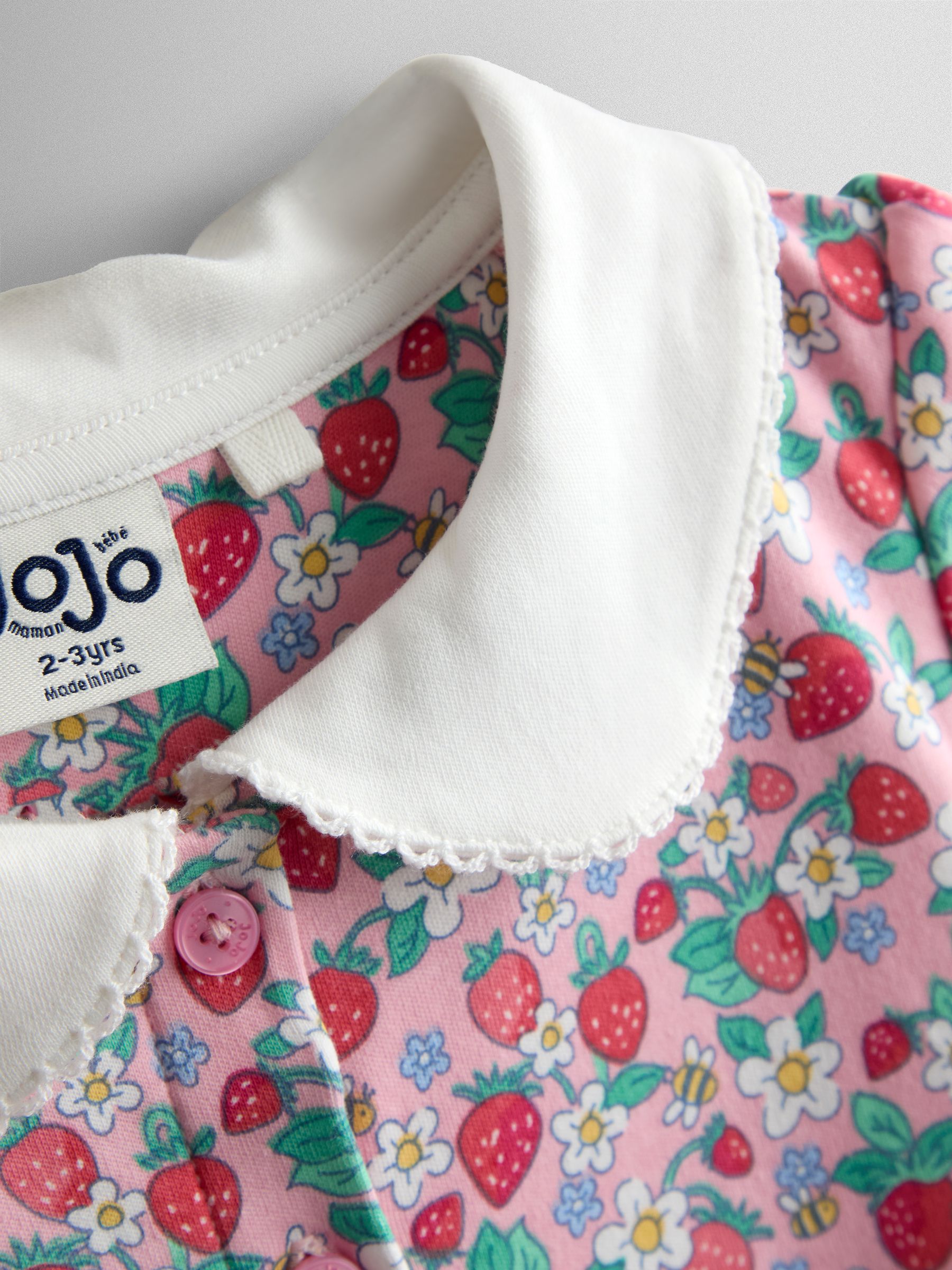 Pink Pet In Pocket Button Down Dress - Image 3 of 4