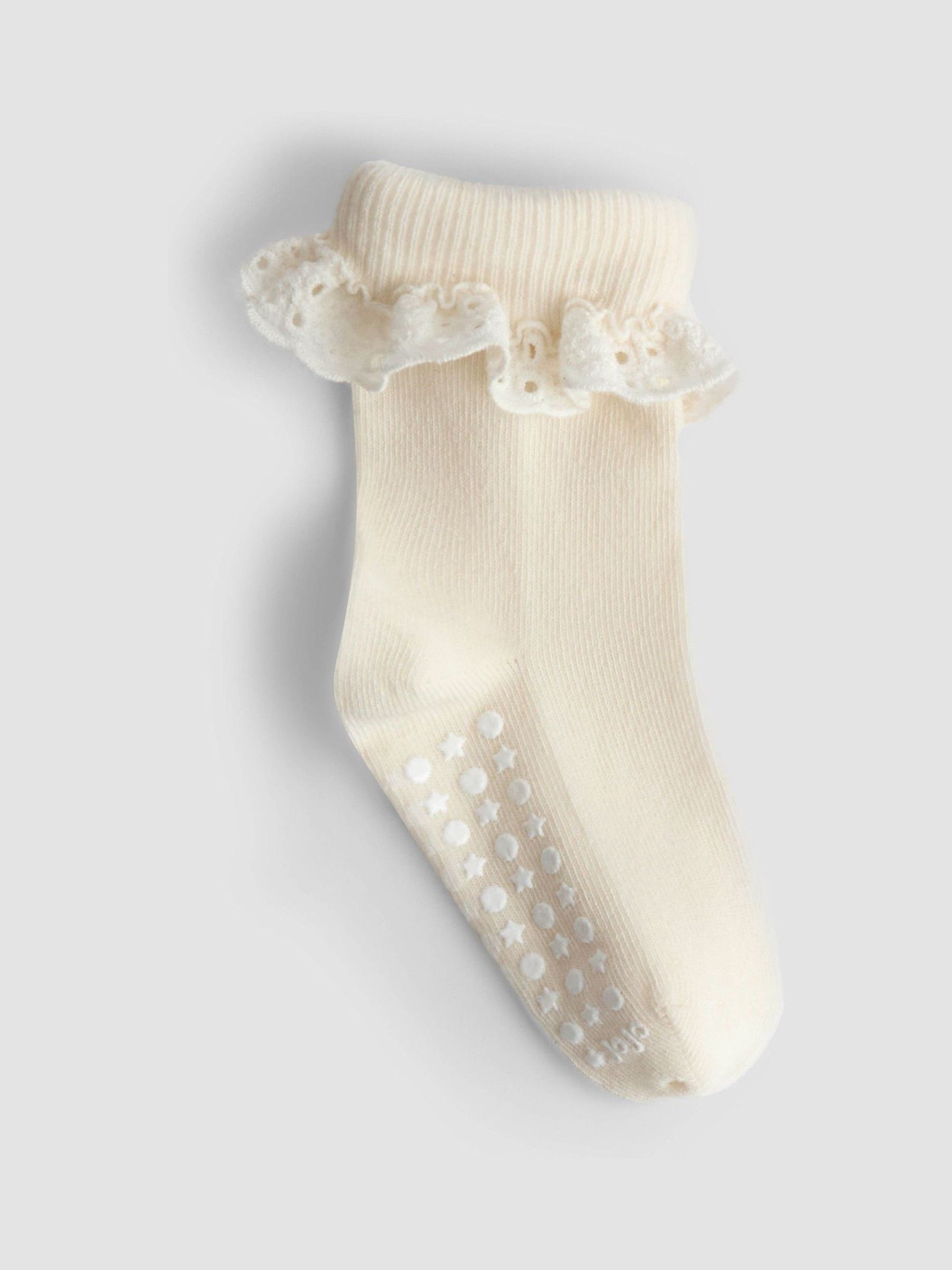 Stone 3-Pack Frill Socks - Image 5 of 5