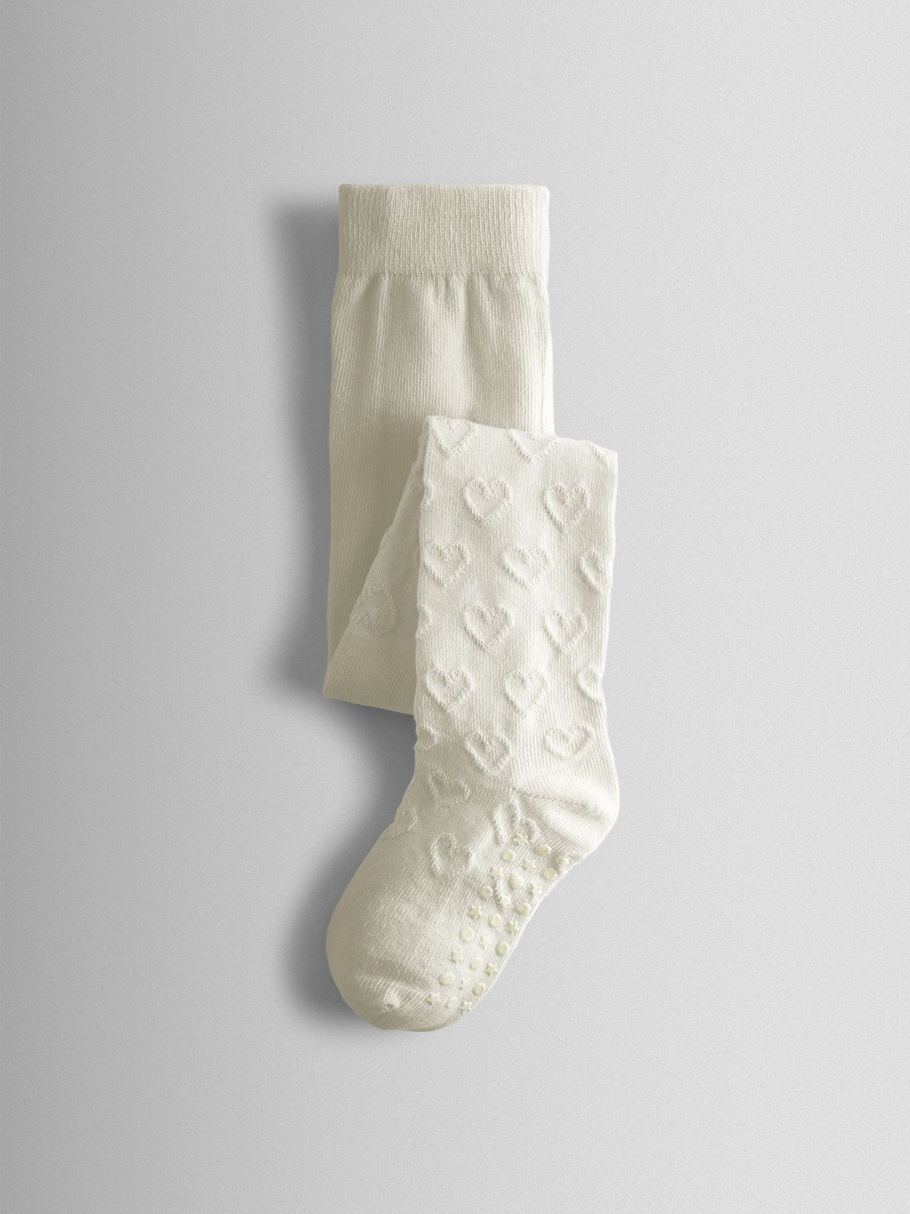 Pink 2-Pack Heart Pointelle Tights - Image 2 of 7