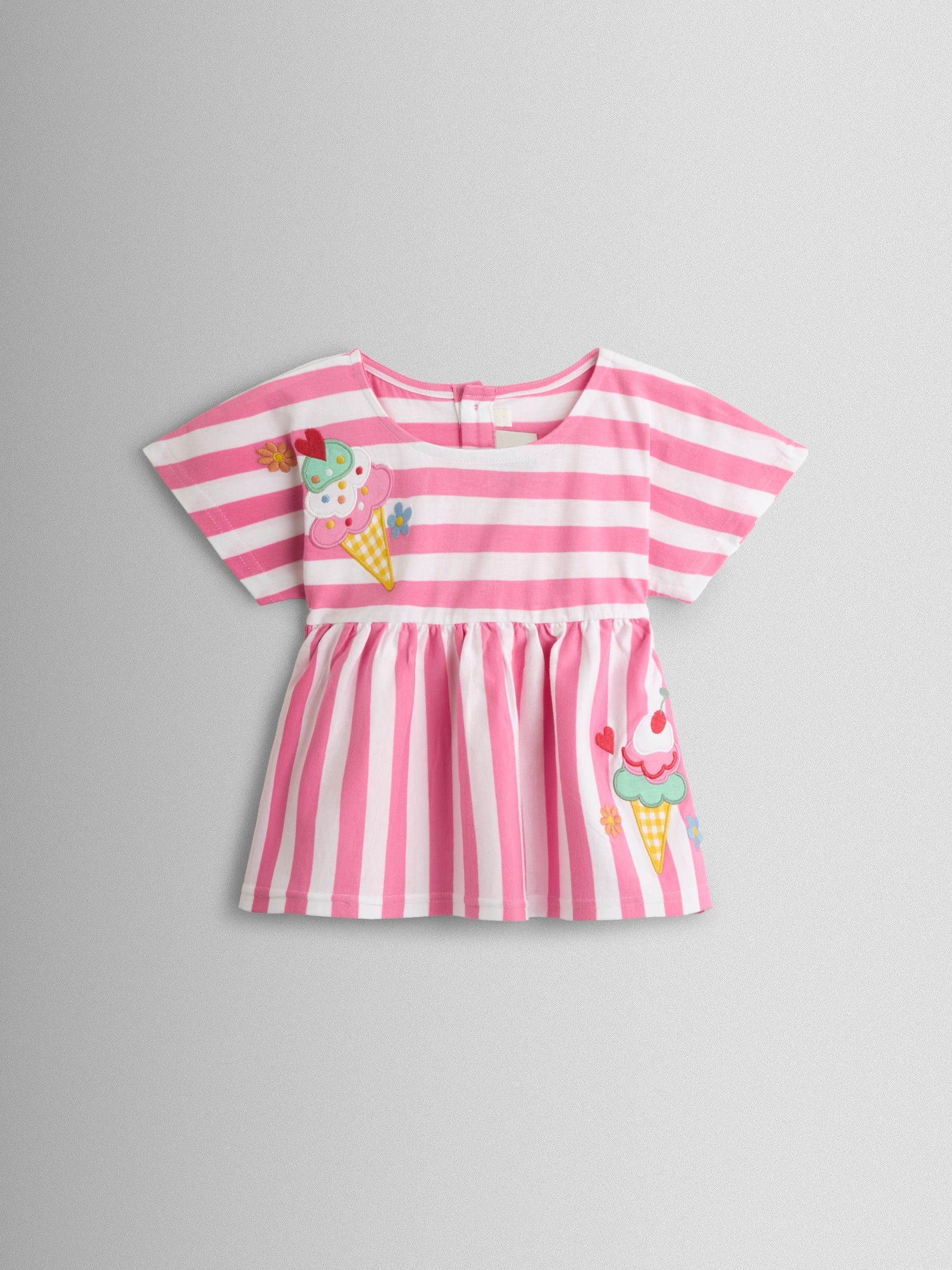 Pink Ice cream Appliqué Peplum T-Shirt - Image 1 of 3