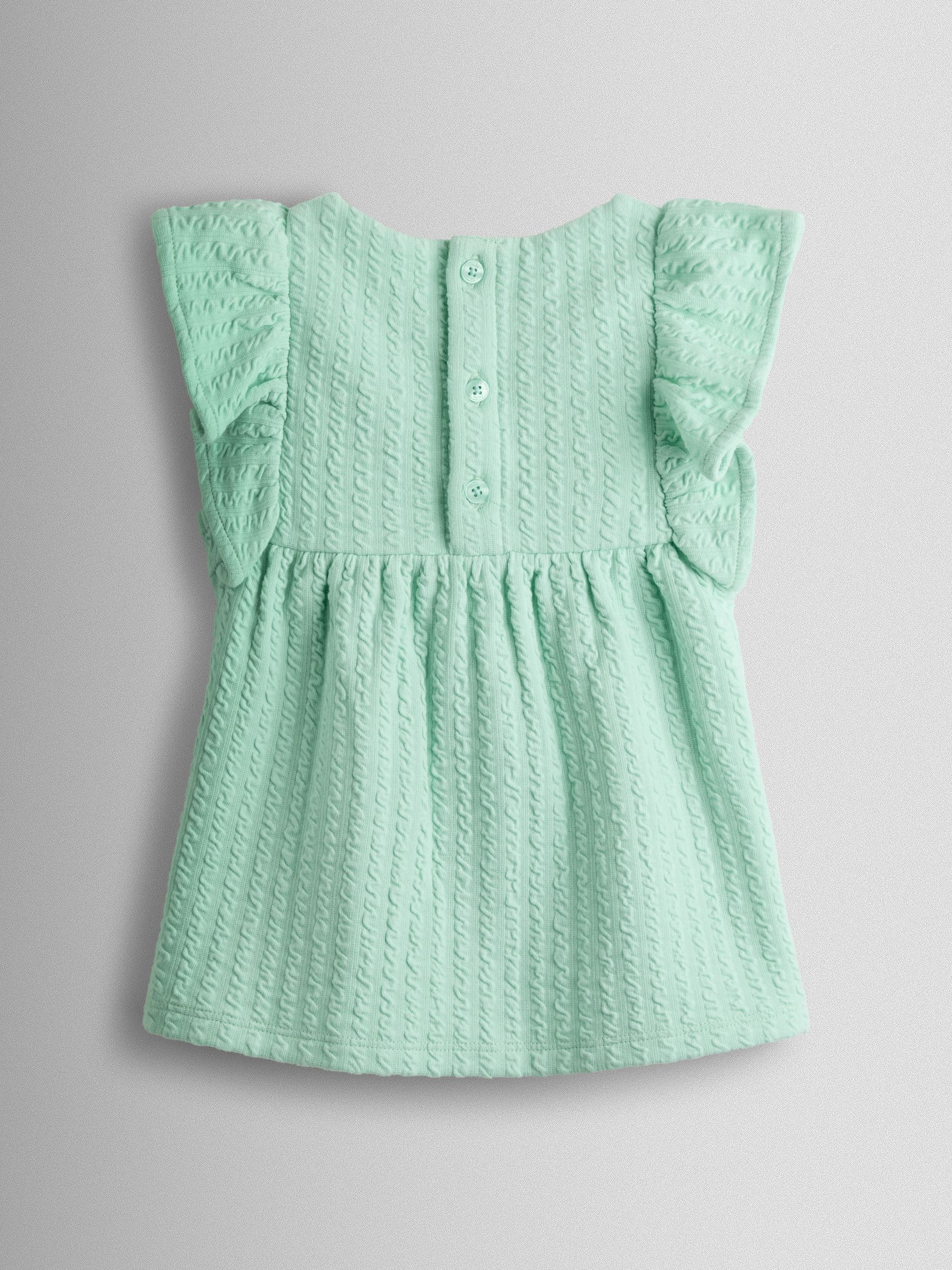 Green Strawberry Embroidered Peplum T-Shirt - Image 2 of 3