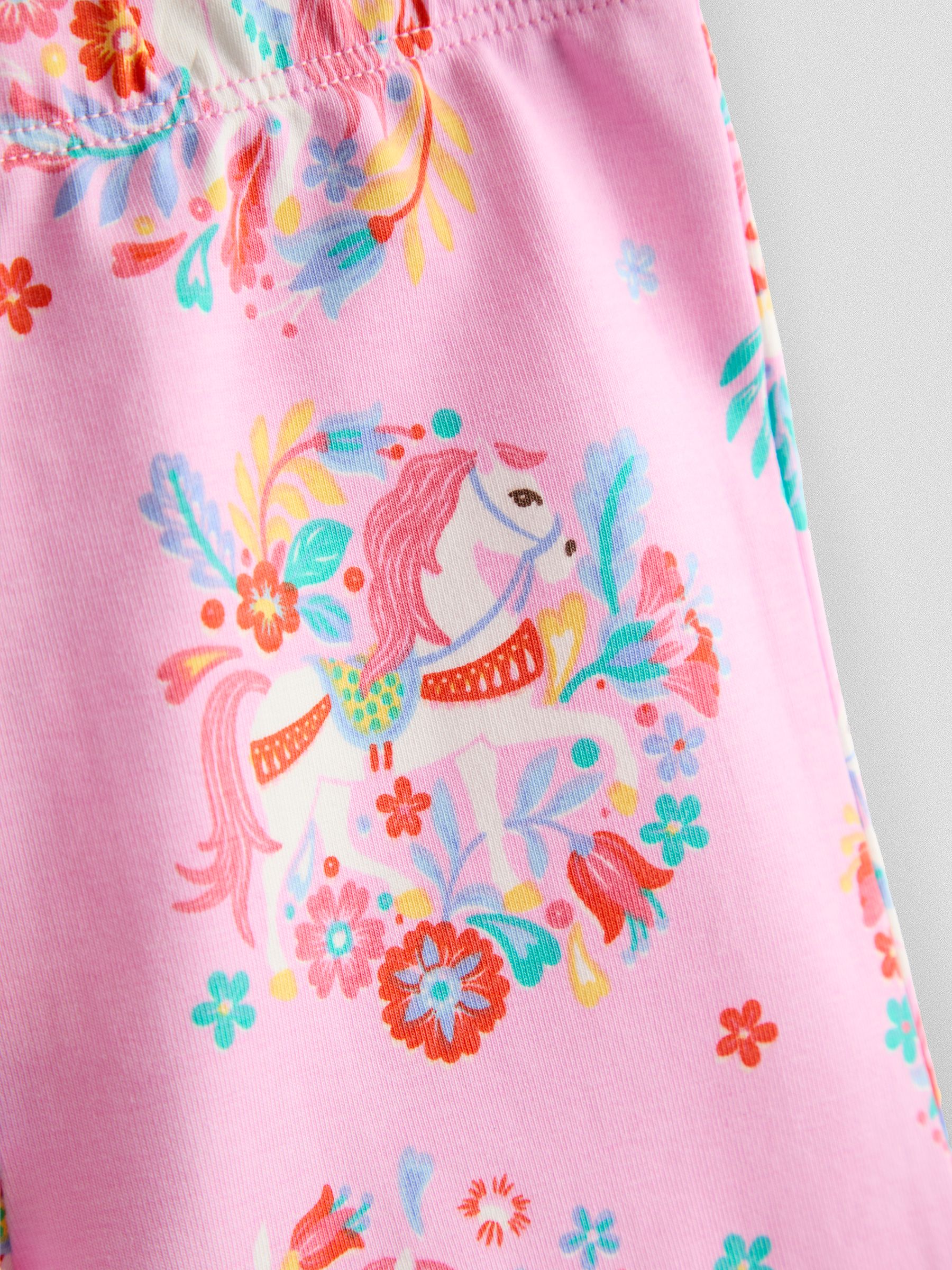 Bright Pink Unicorn 2-Pack Cycle Shorts - Image 6 of 7