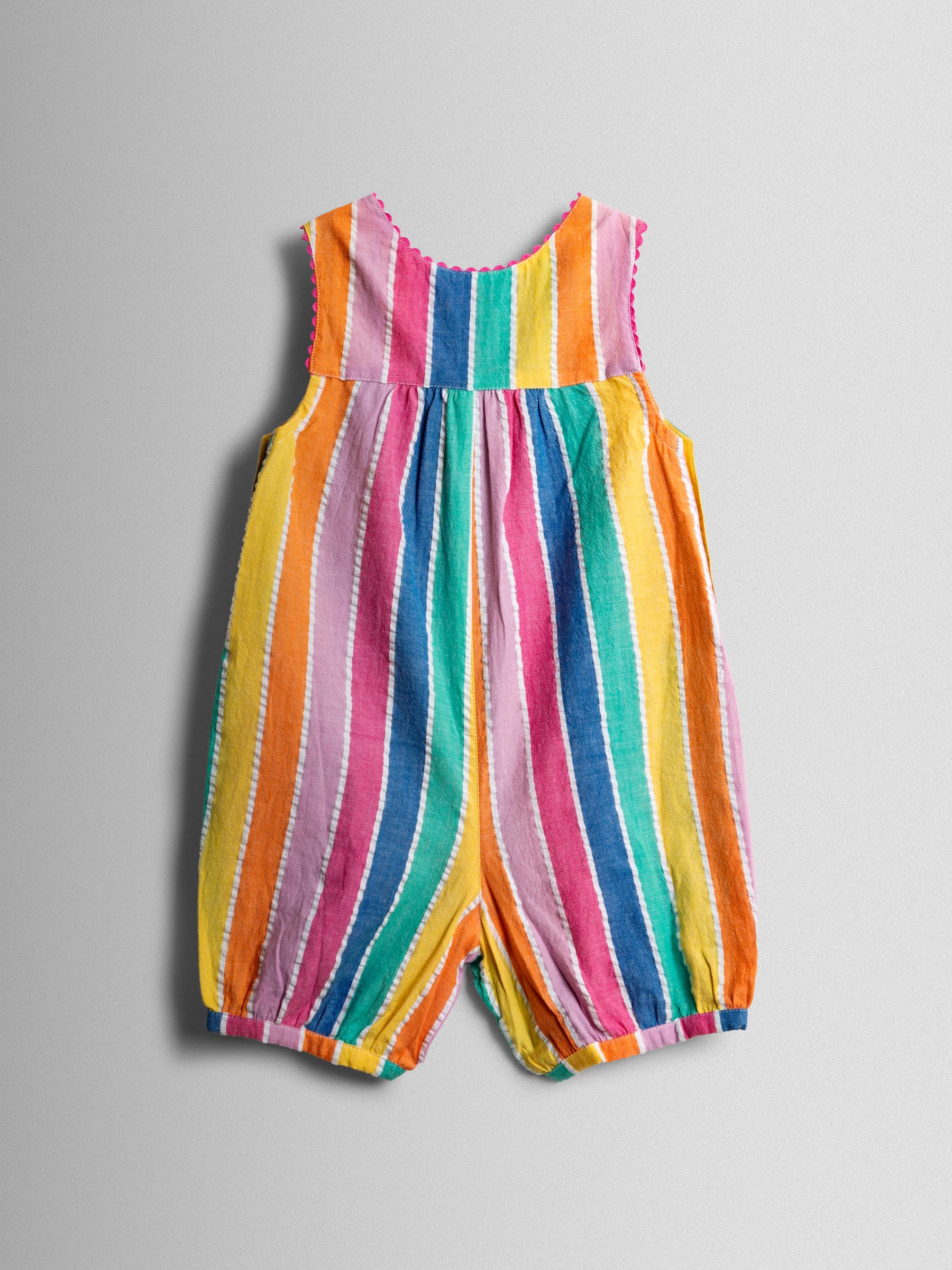 Rainbow Multi Stripe Dungaree - Image 2 of 4