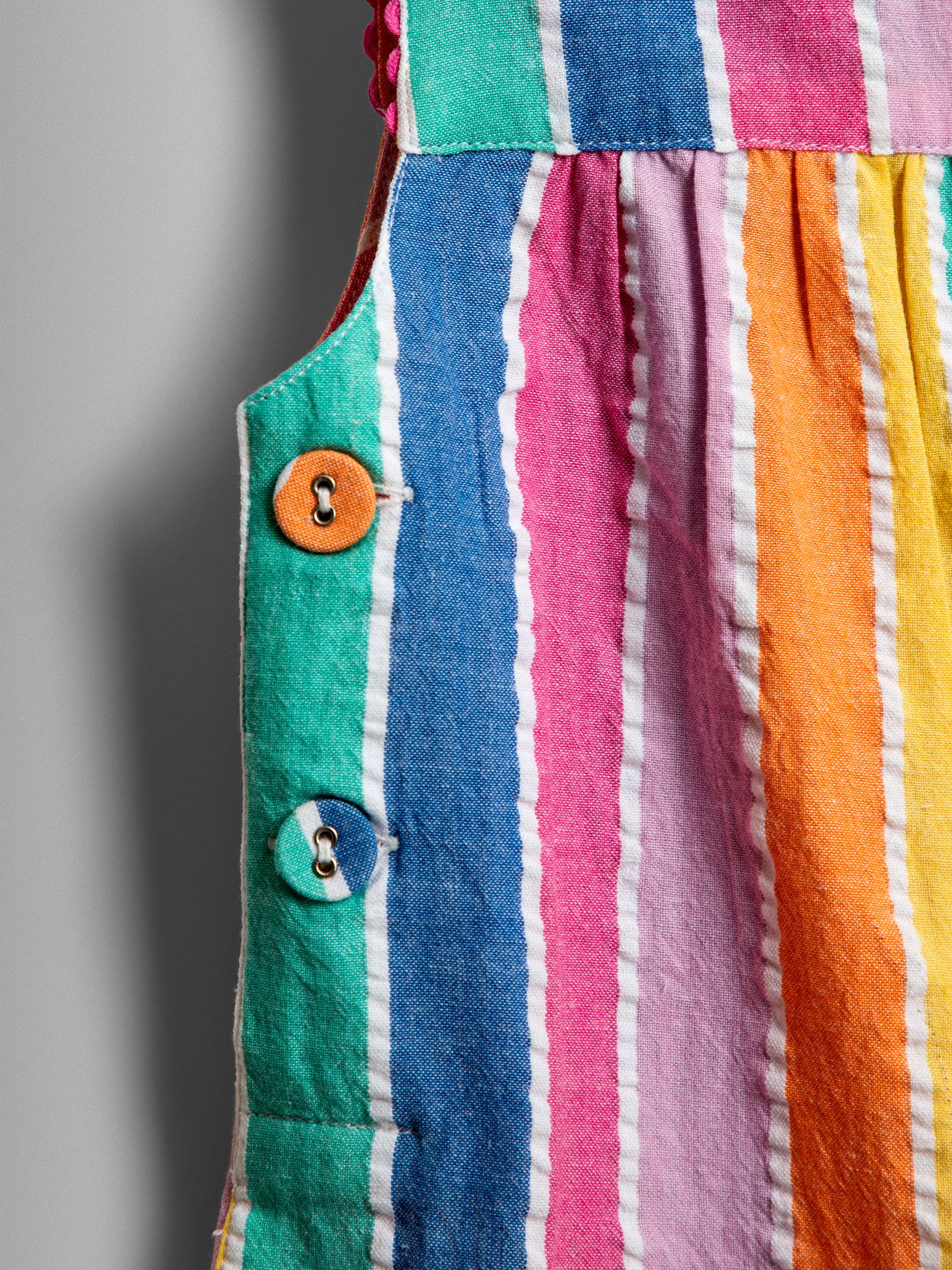 Rainbow Multi Stripe Dungaree - Image 4 of 4