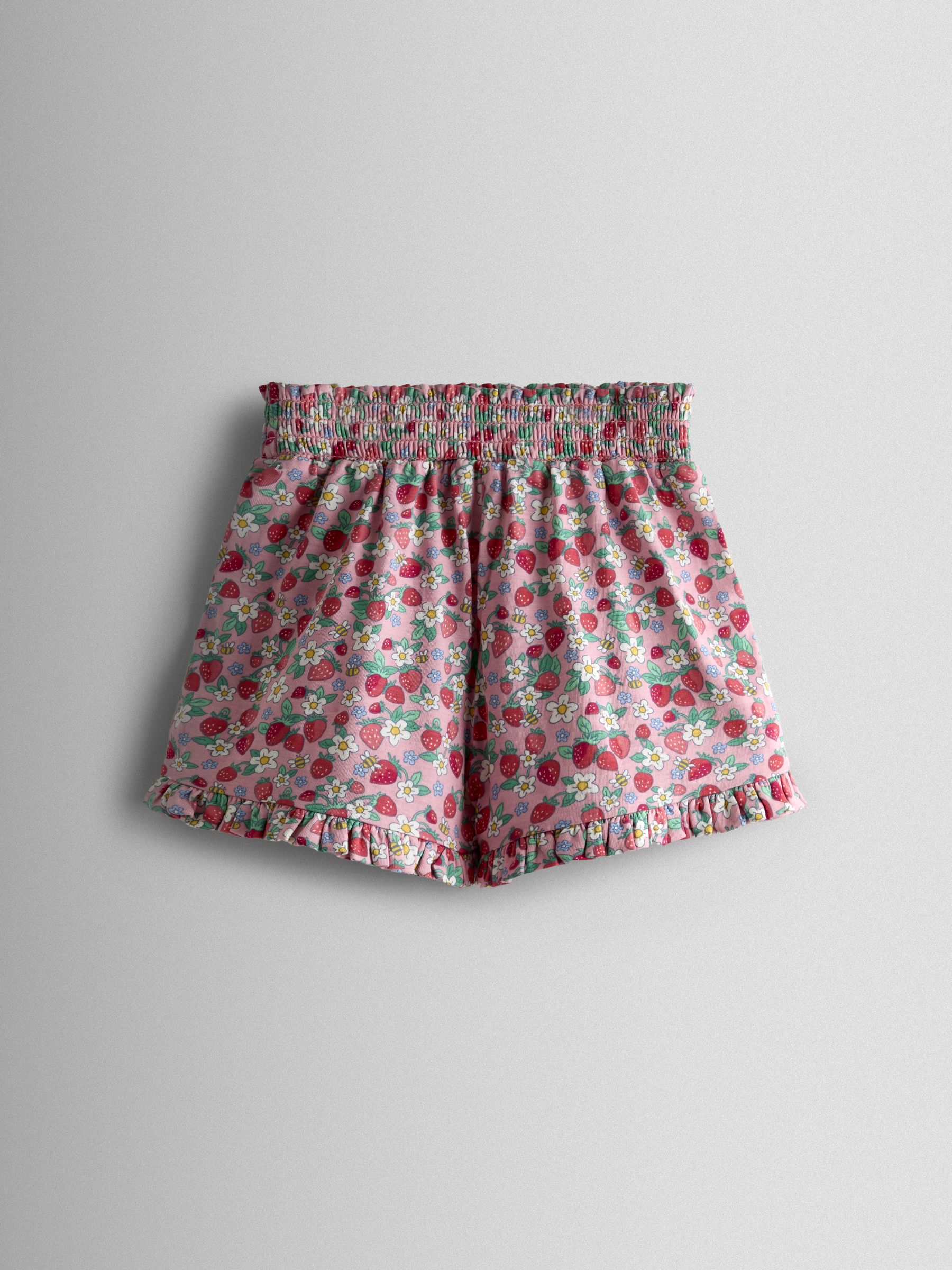 Pink 2-Pack Frill Shorts - Image 3 of 7