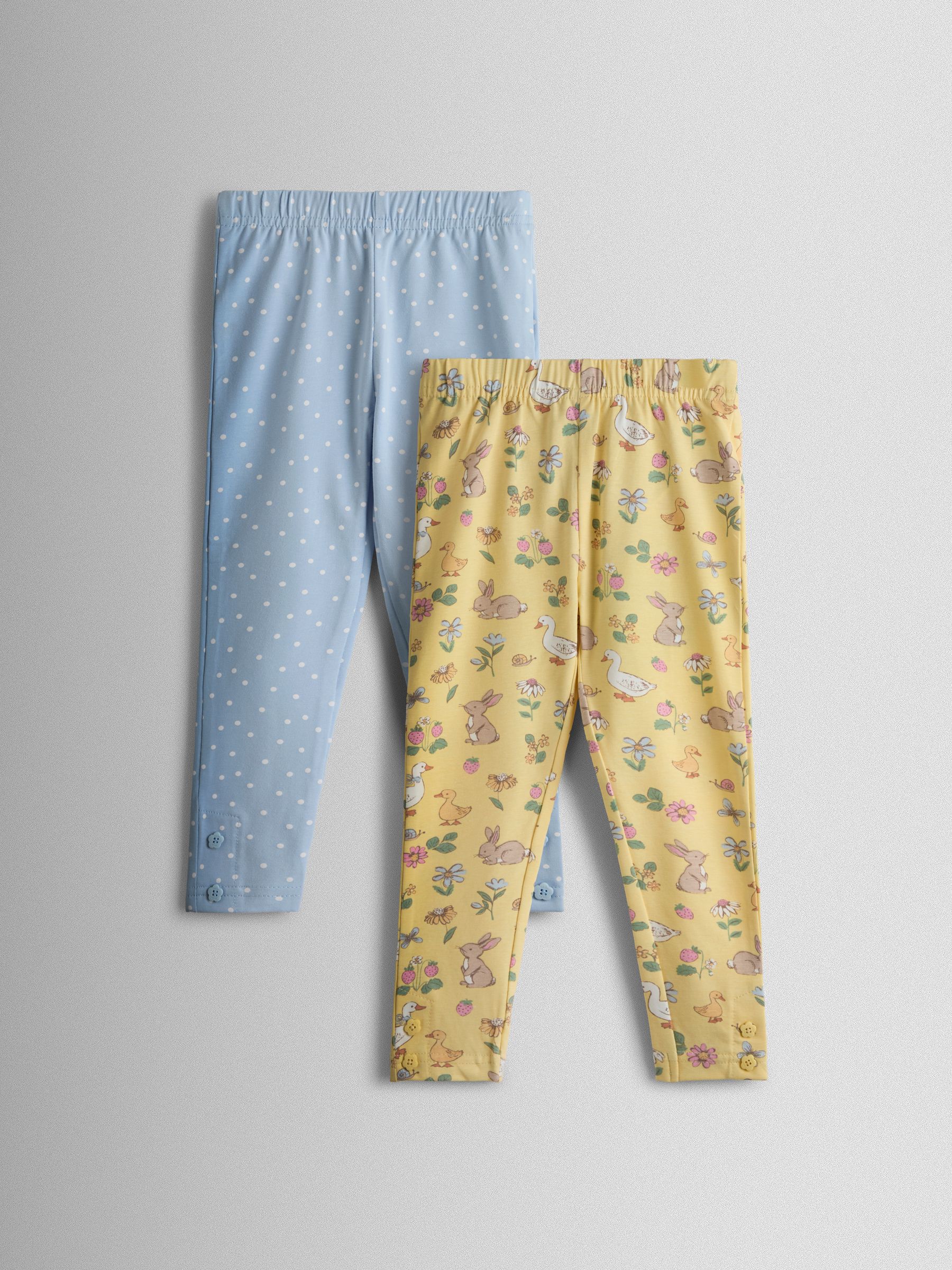 Yellow 2-Pack Leggings - Image 1 of 7 Yellow 2-Pack Leggings - Image 1 of 7