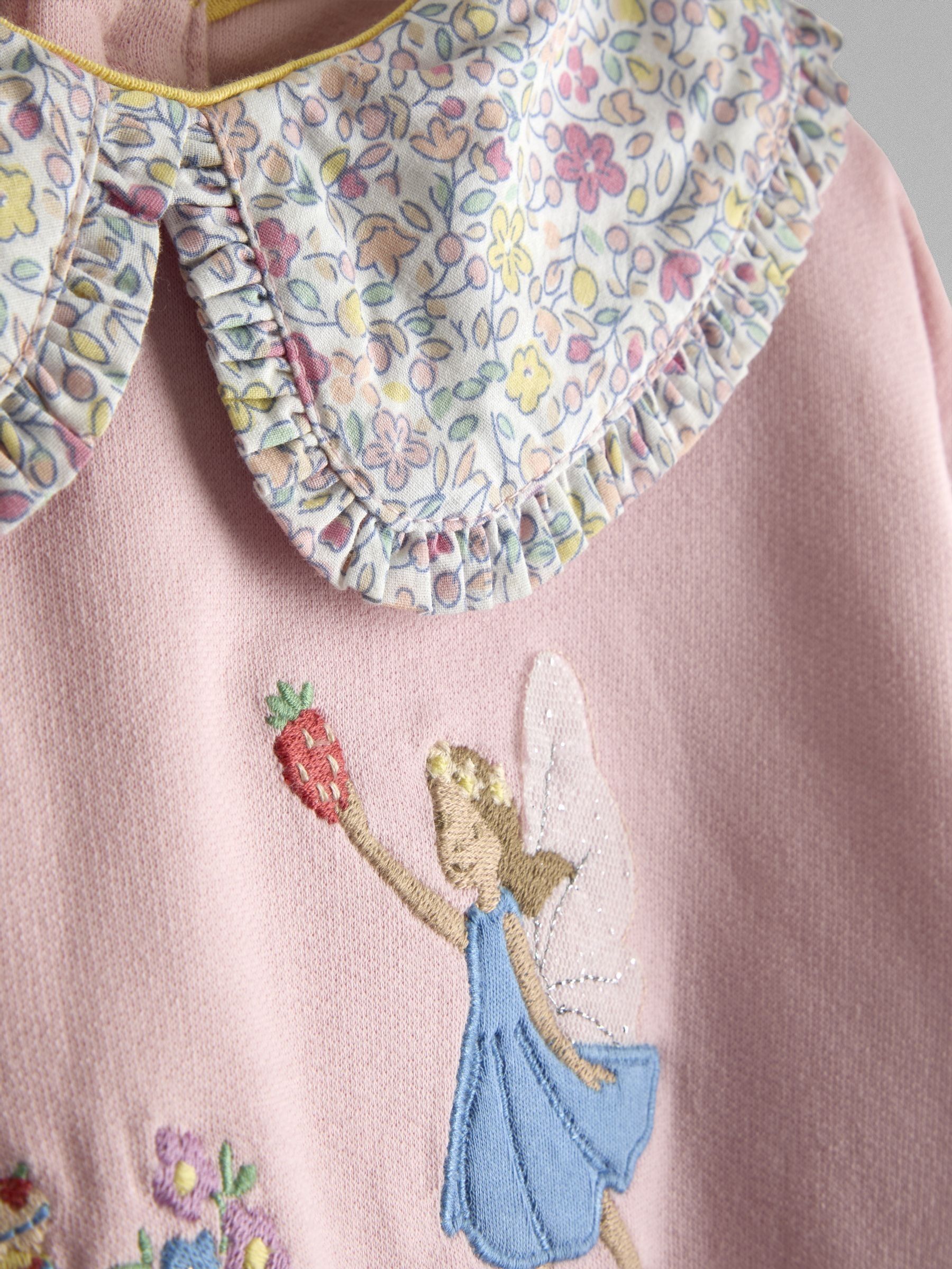 Pink Fairy Appliqué Collared Sweatshirt - Image 3 of 3